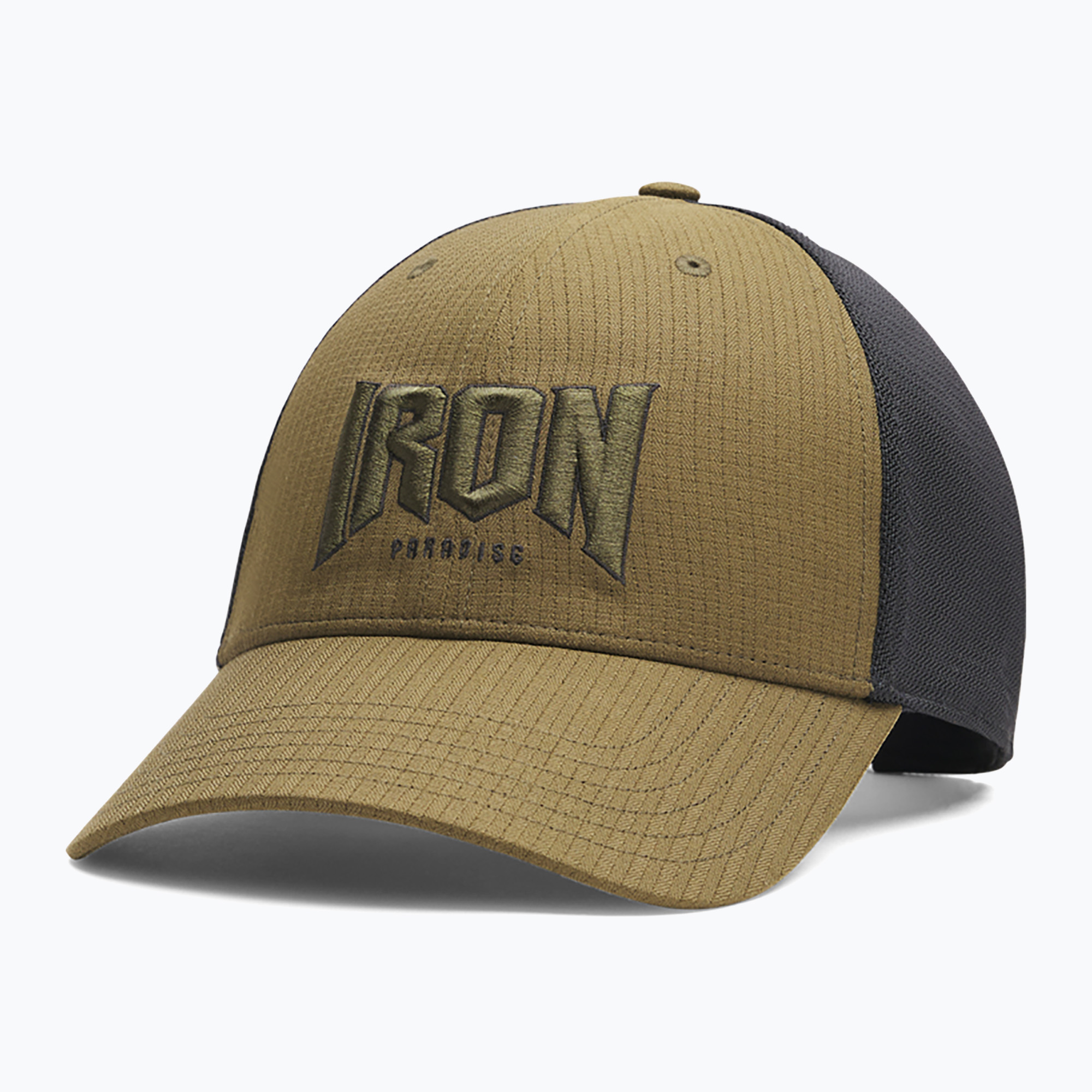 Czapka z daszkiem męska Under Armour Project Rock Trucker expedition green/black/black 