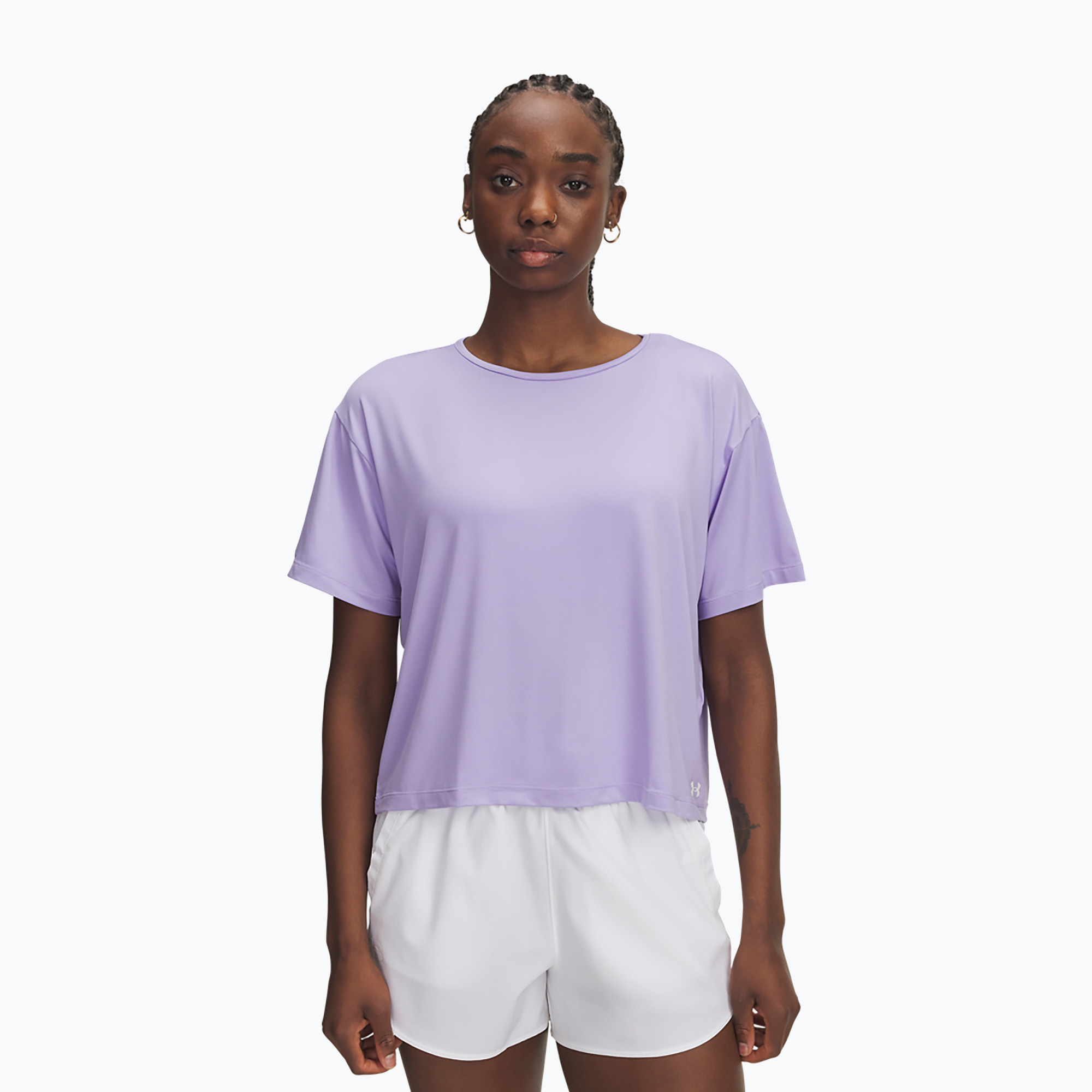 Koszulka treningowa damska Under Armour Motion transparent/white 