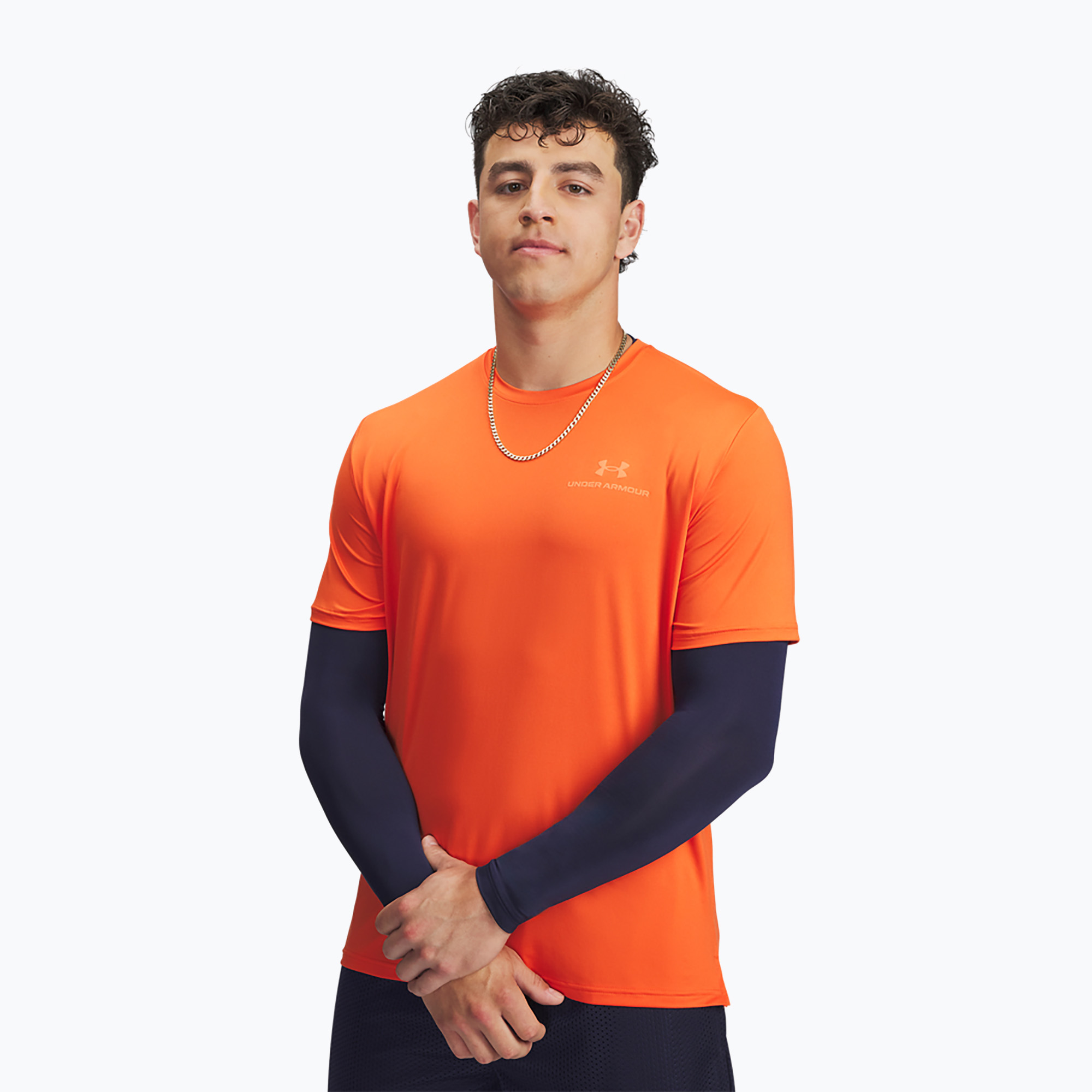 Koszulka treningowa męska Under Armour Vanish Energy orange base/orange base 