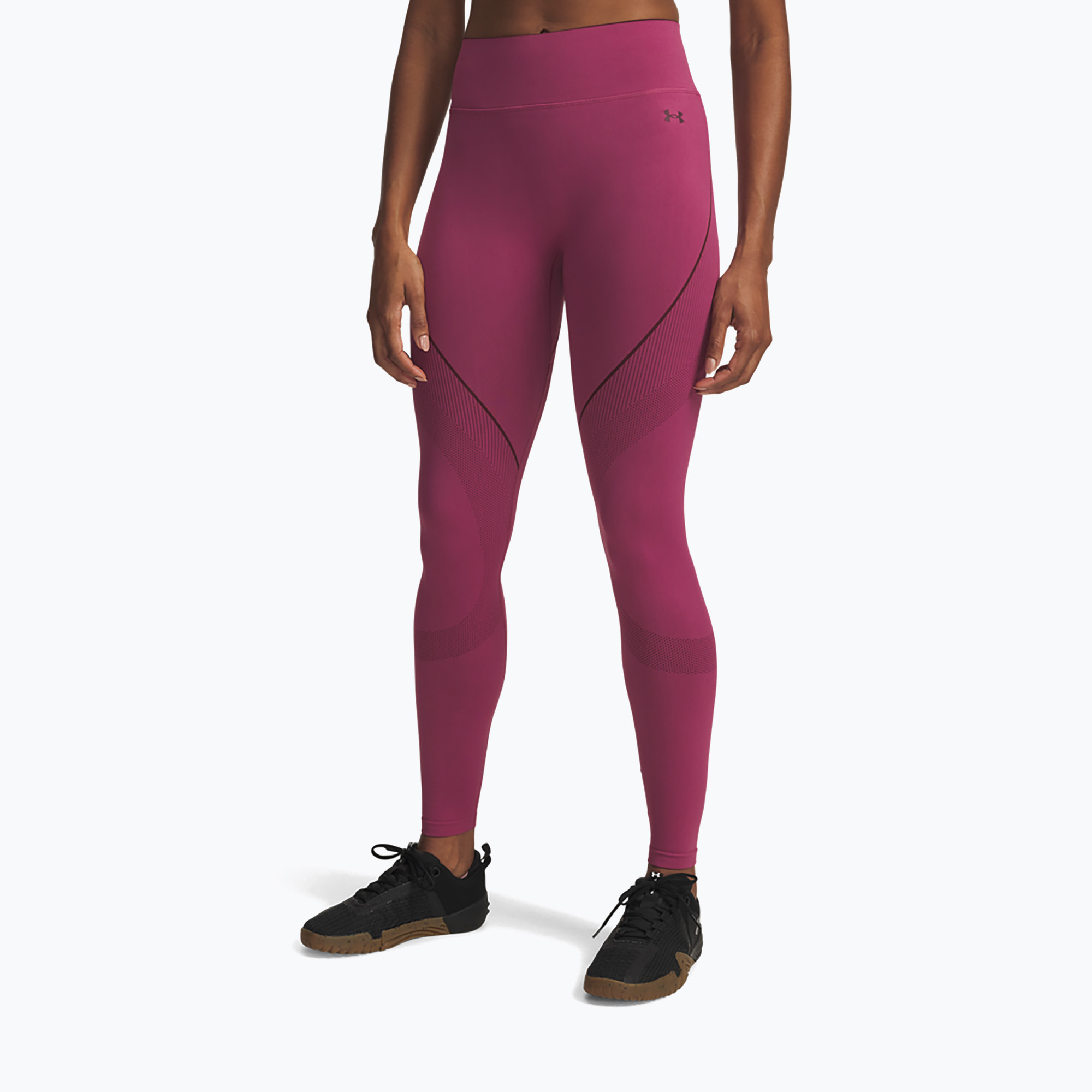Legginsy treningowe damskie Under Armour Vanish Seamless fuchsia dusk/dark maroon/dark maroon 