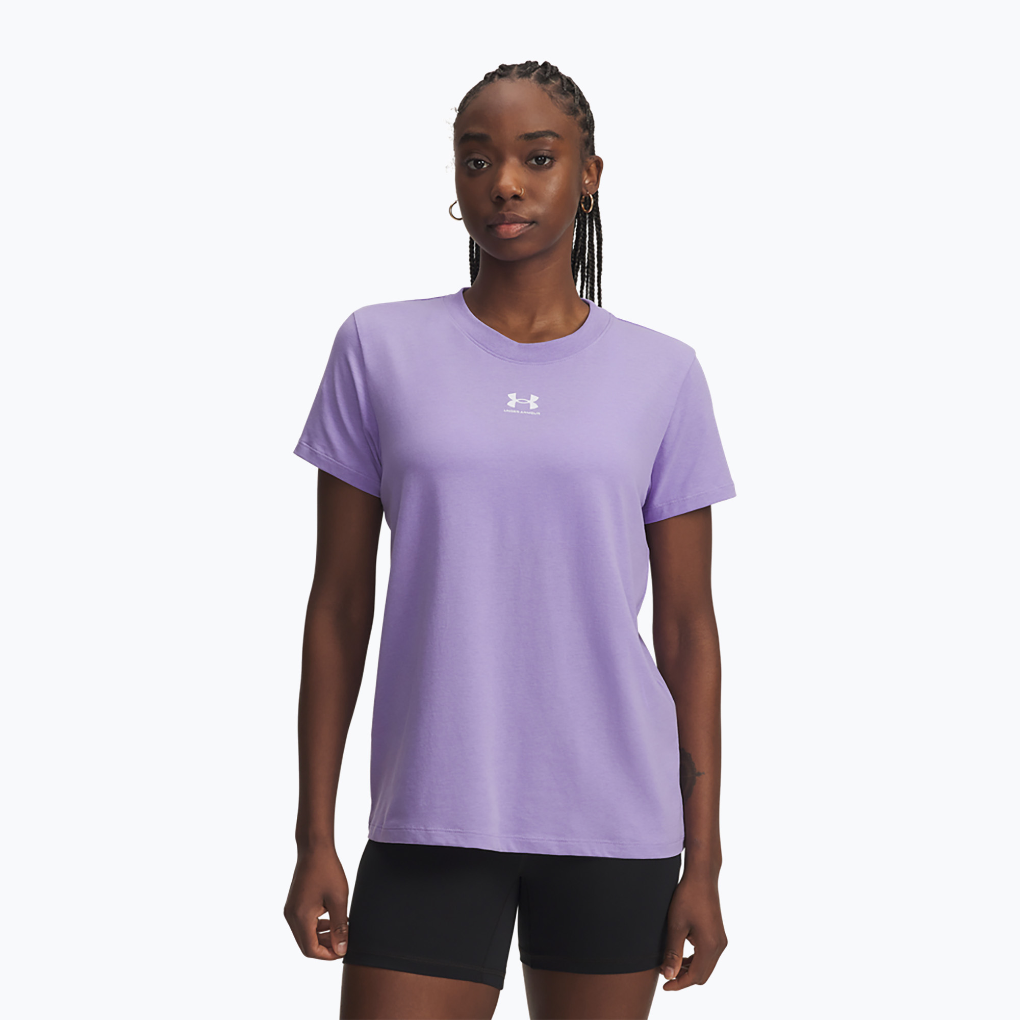 Дамска тениска Under Armour Rival Core transparent/white