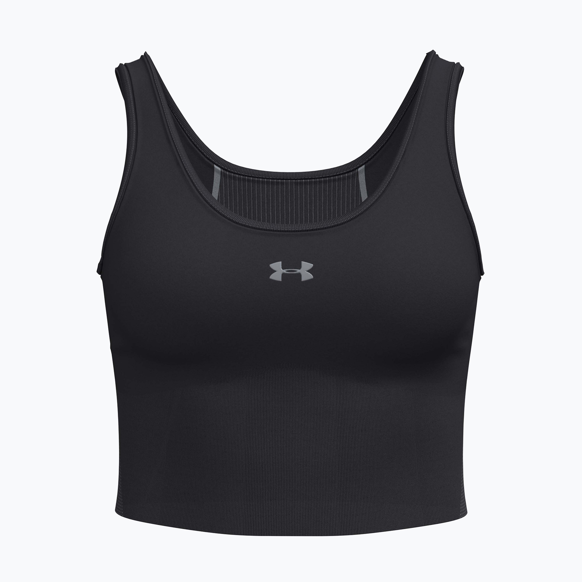 Дамска тениска за тренировка Under Armour Vanish Seamless Tank black/steel/steel
