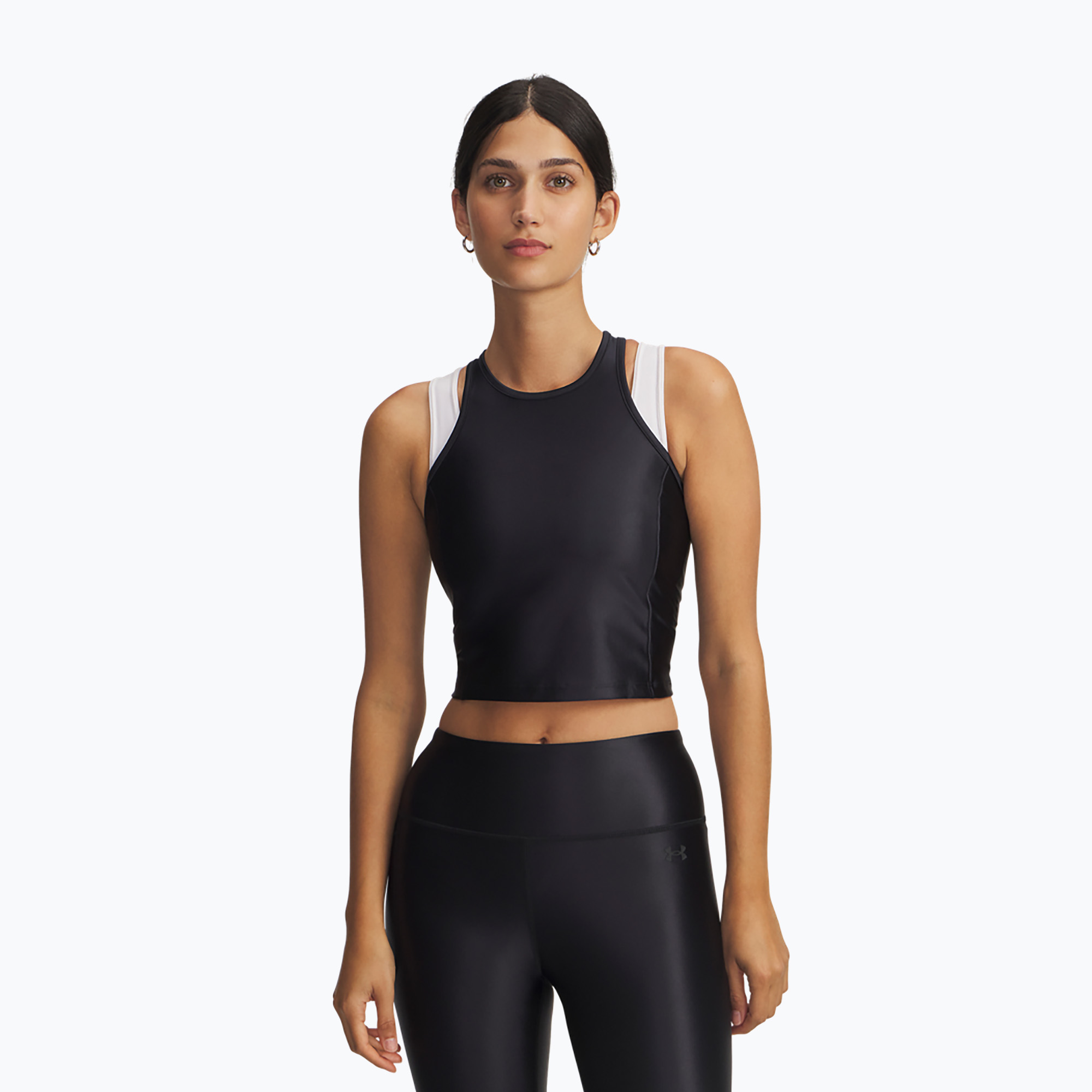Top treningowy damski Under Armour Motion Shine Tank black/jet gray 