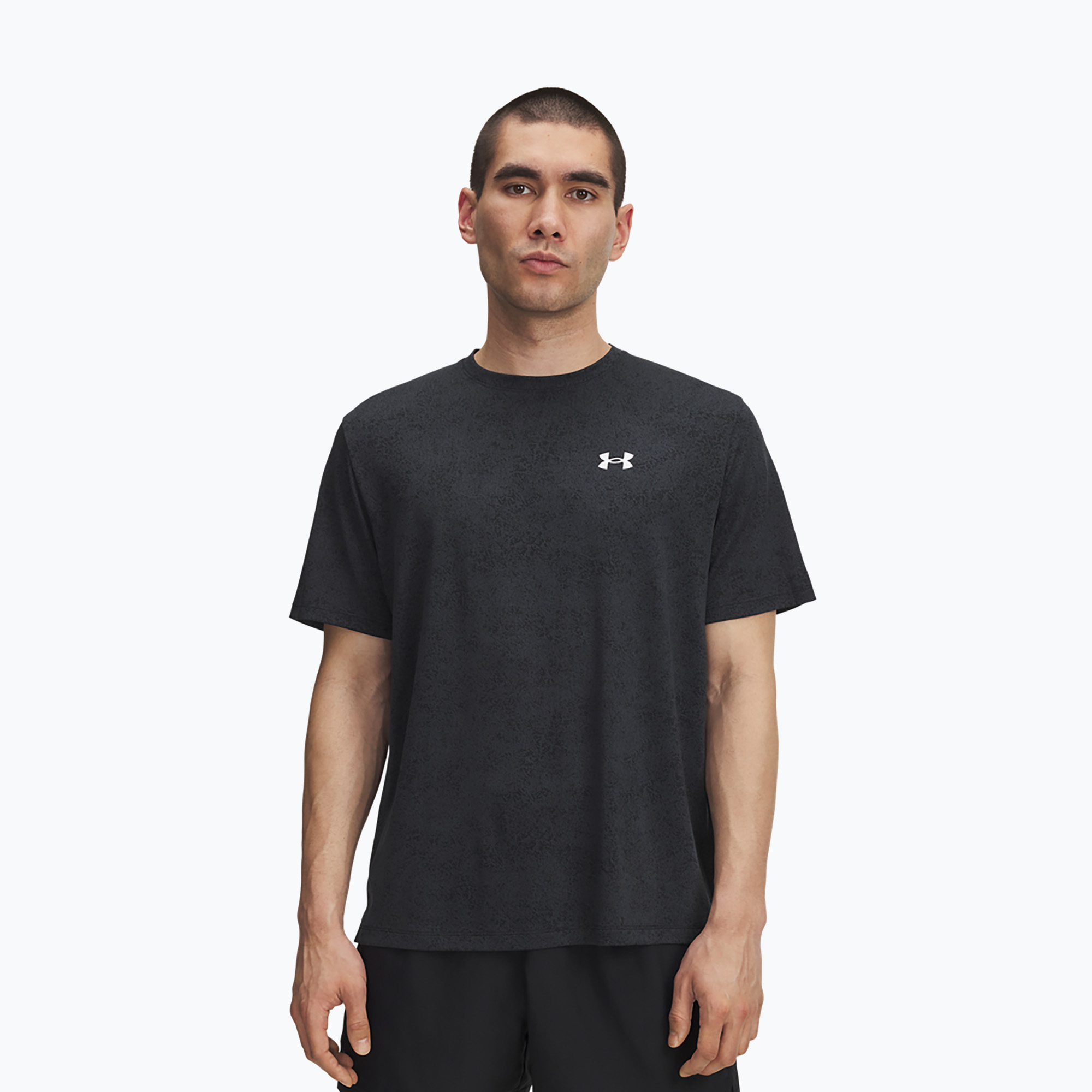 Мъжка тениска за тренировка Under Armour Tech Tee Pixelate black/white