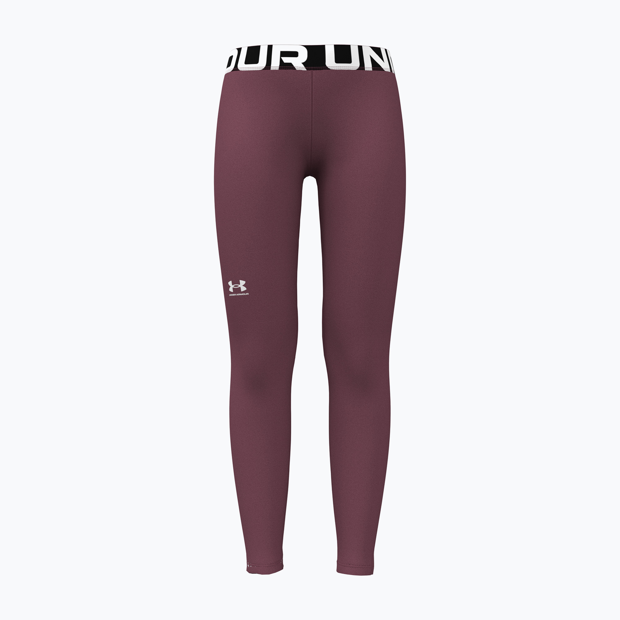Legginsy treningowe dziecięce Under Armour HeatGear fuchsia dusk