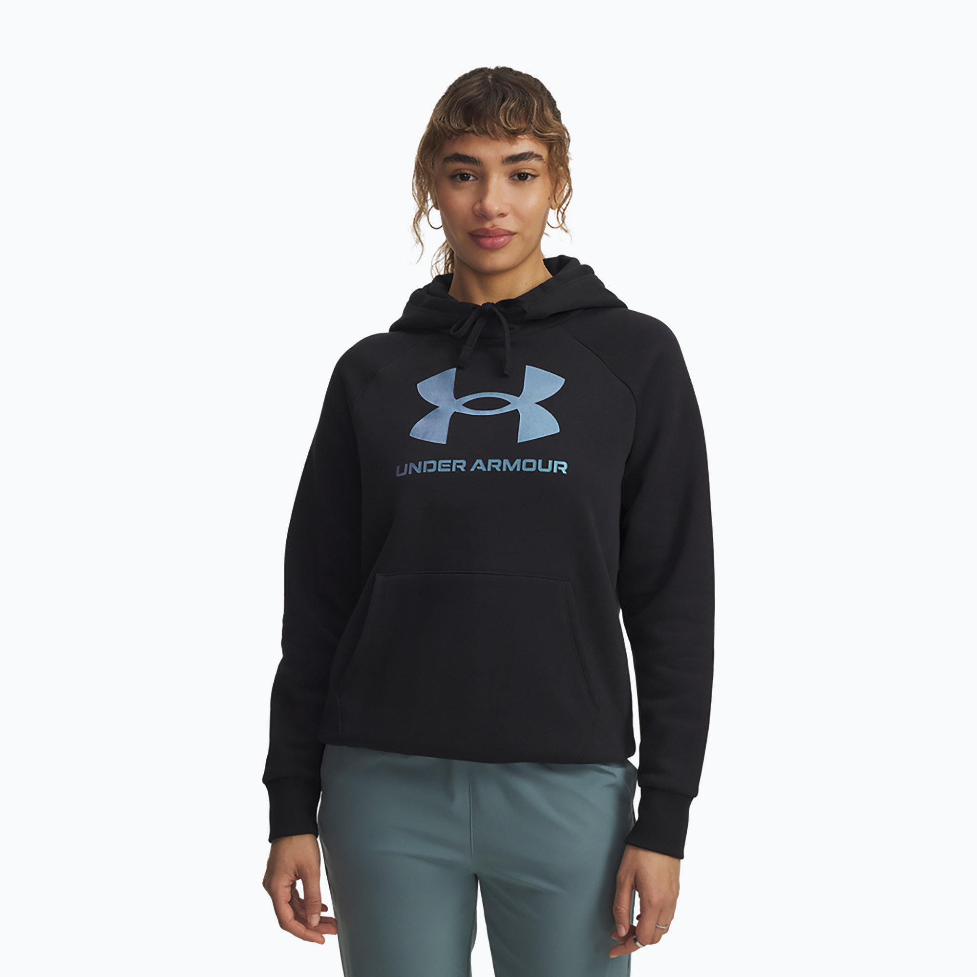 Bluza damska Under Armour Rival Feelce Shimmer Hoody black/iridescent 