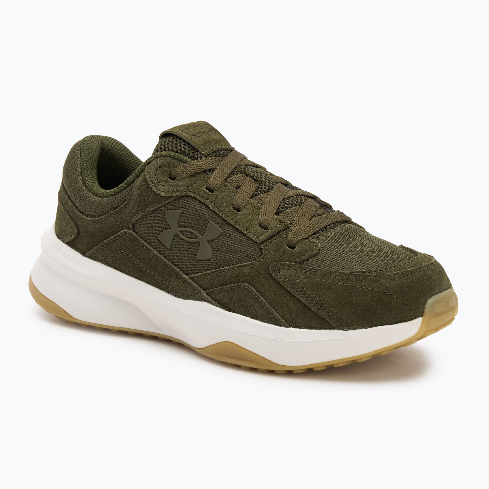 Buty treningowe meskie Under Armour Edge Suede expedition green/summit white/expedition green 