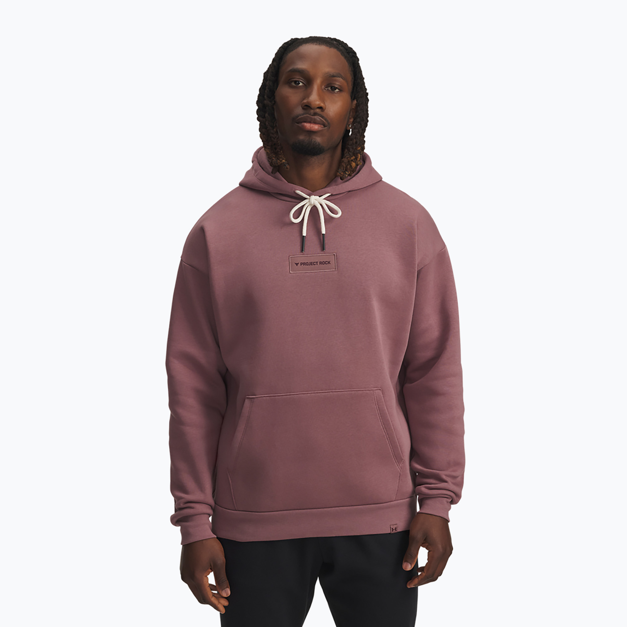 Bluza męska Under Armour Project Rock Icon Hoody maroon mist/black 
