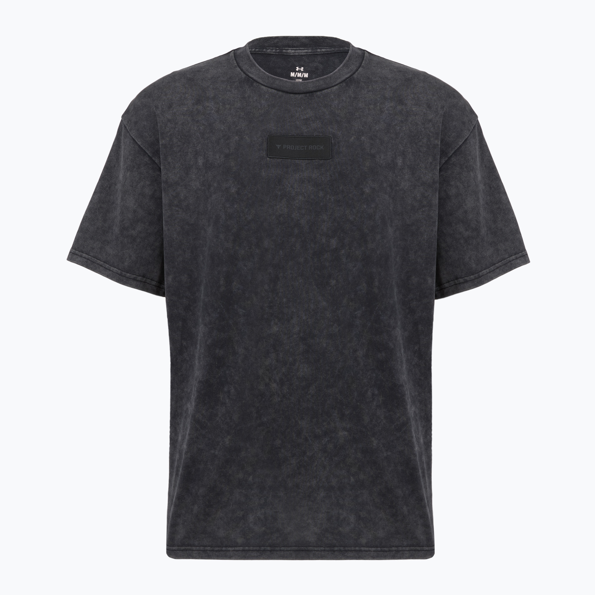 Tricou de antrenament bărbați Under Armour Project Rock Heavyweight Oversized black