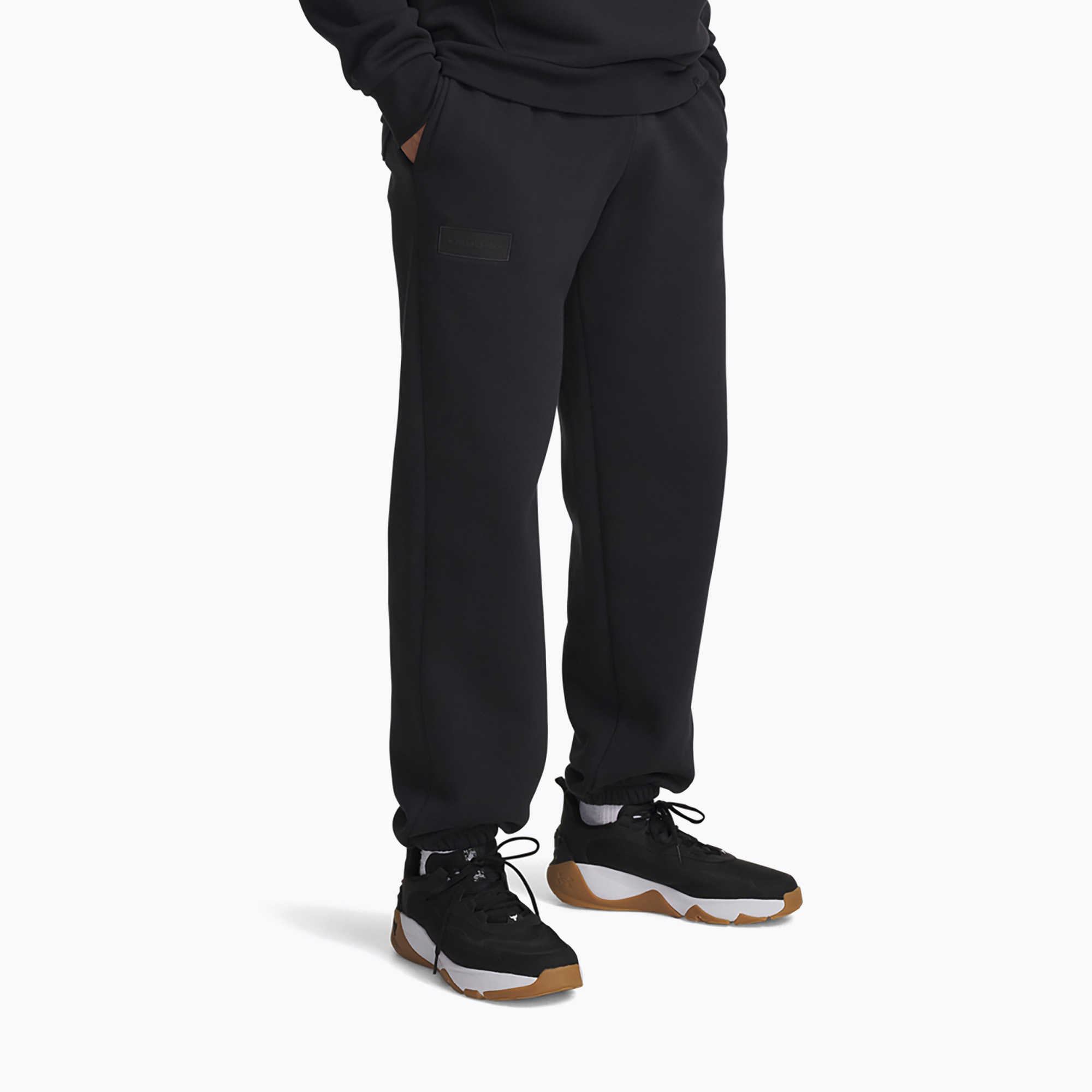 Spodnie treningowe męskie Under Armour Project Rock Icon Jogger black/black 