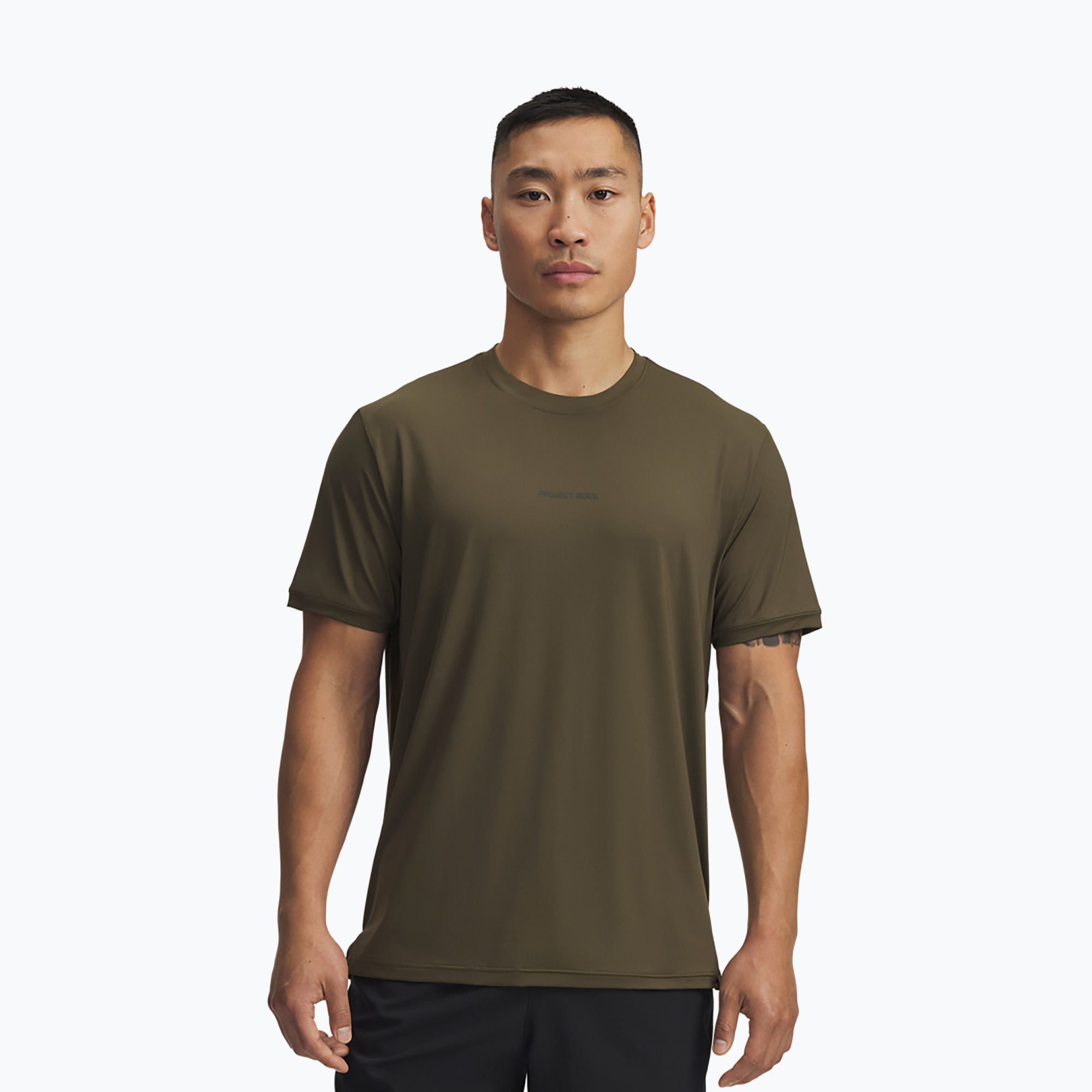 Koszulka treningowa męska Under Armour Project Rock Iso Chill expedition green/baroque green 
