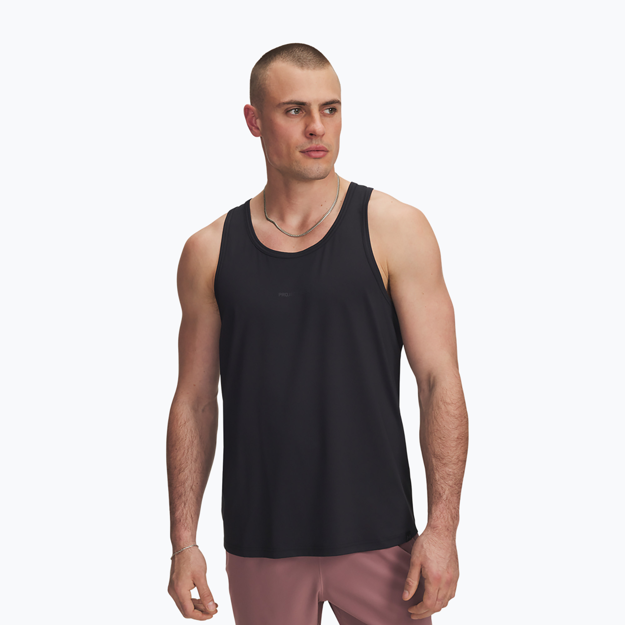 Koszulka treningowa męska Under Armour Project Rock Iso Chill Tank black/anthracite 