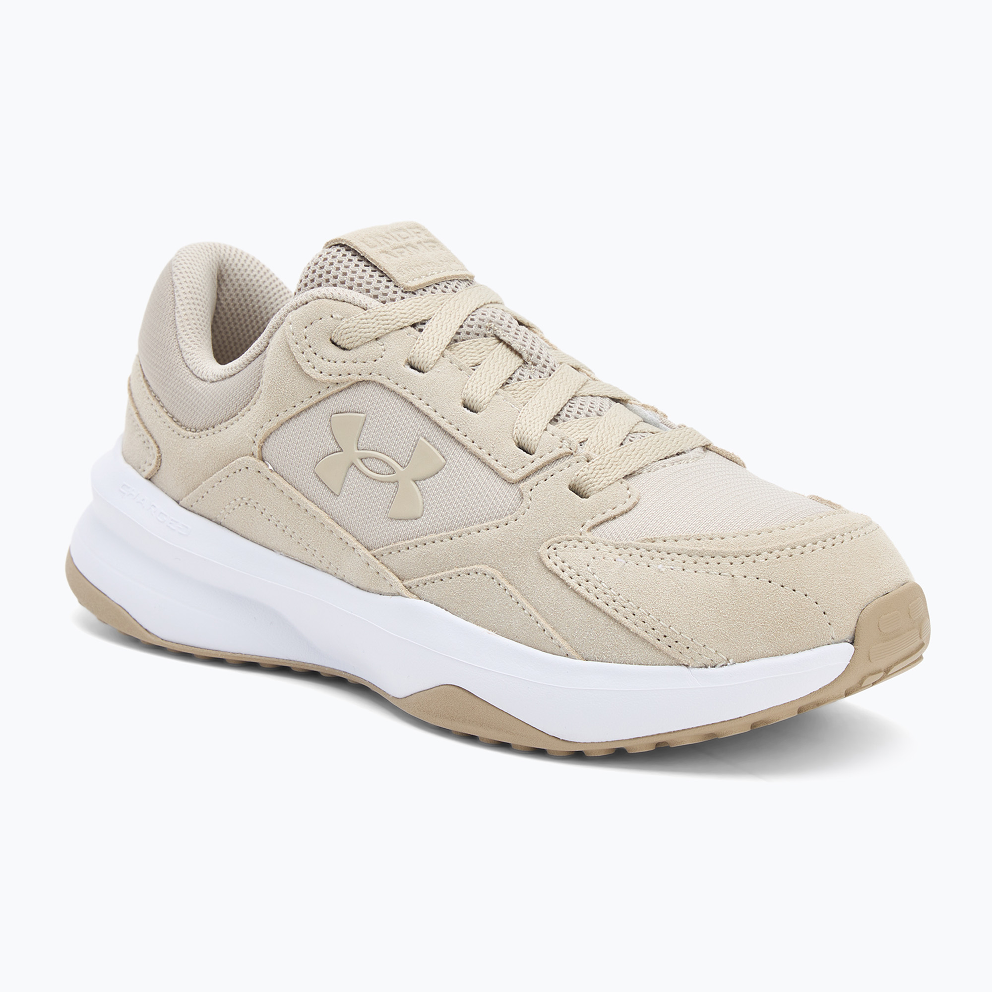 Buty treningowe meskie Under Armour Edge Suede khaki base/white/khaki base 