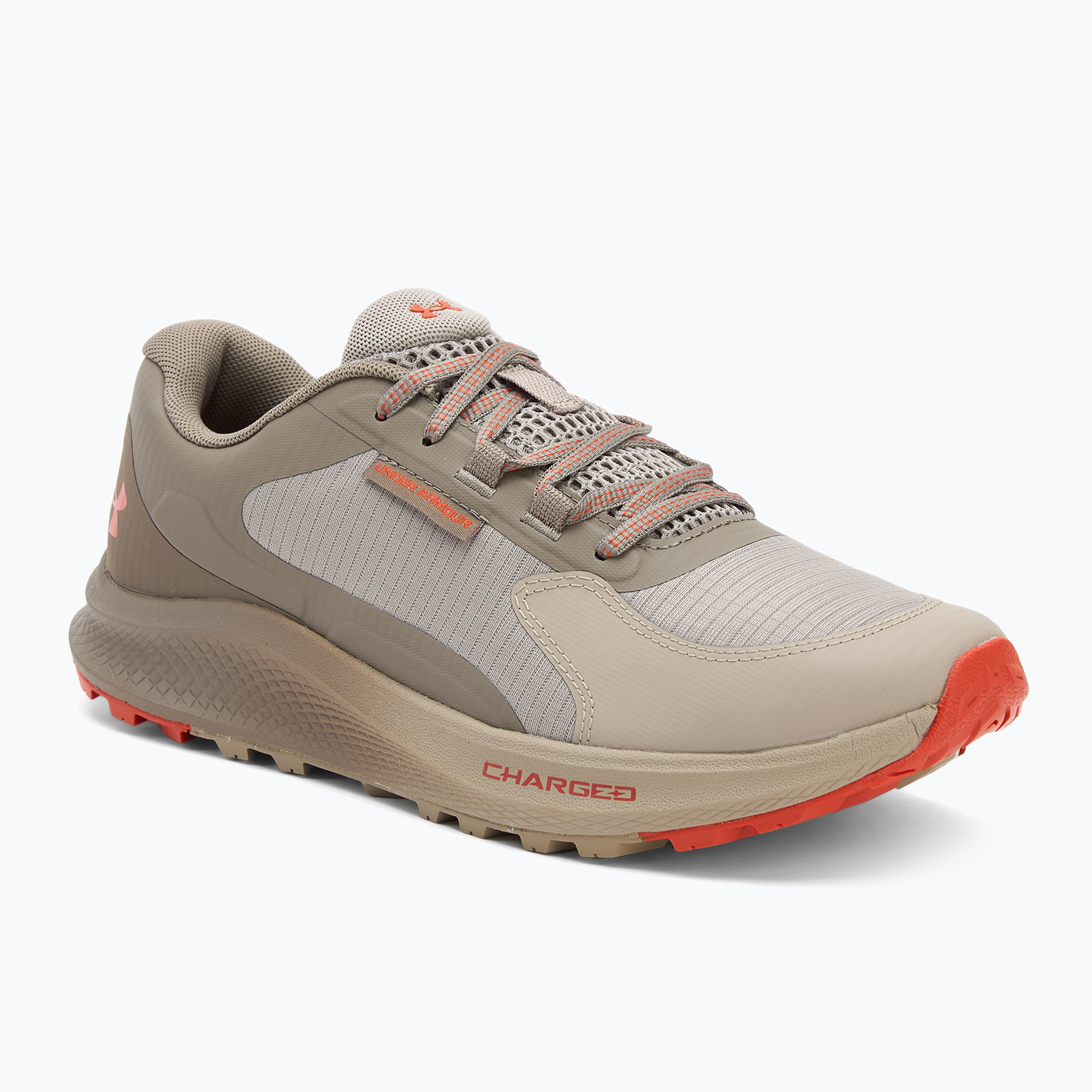 Buty do biegania męskie Under Armour Charged Bandit Trail 3 timberwolf taupe/taupe dusk/surplus orange 
