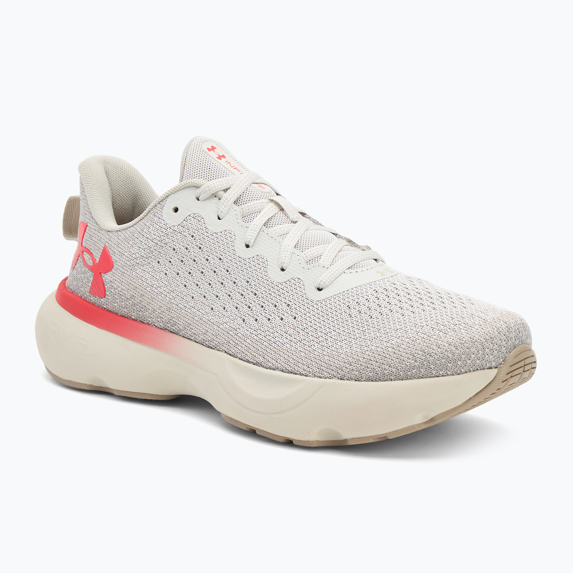 Buty do biegania męskie Under Armour Infinite summit white/khaki base/racer red 