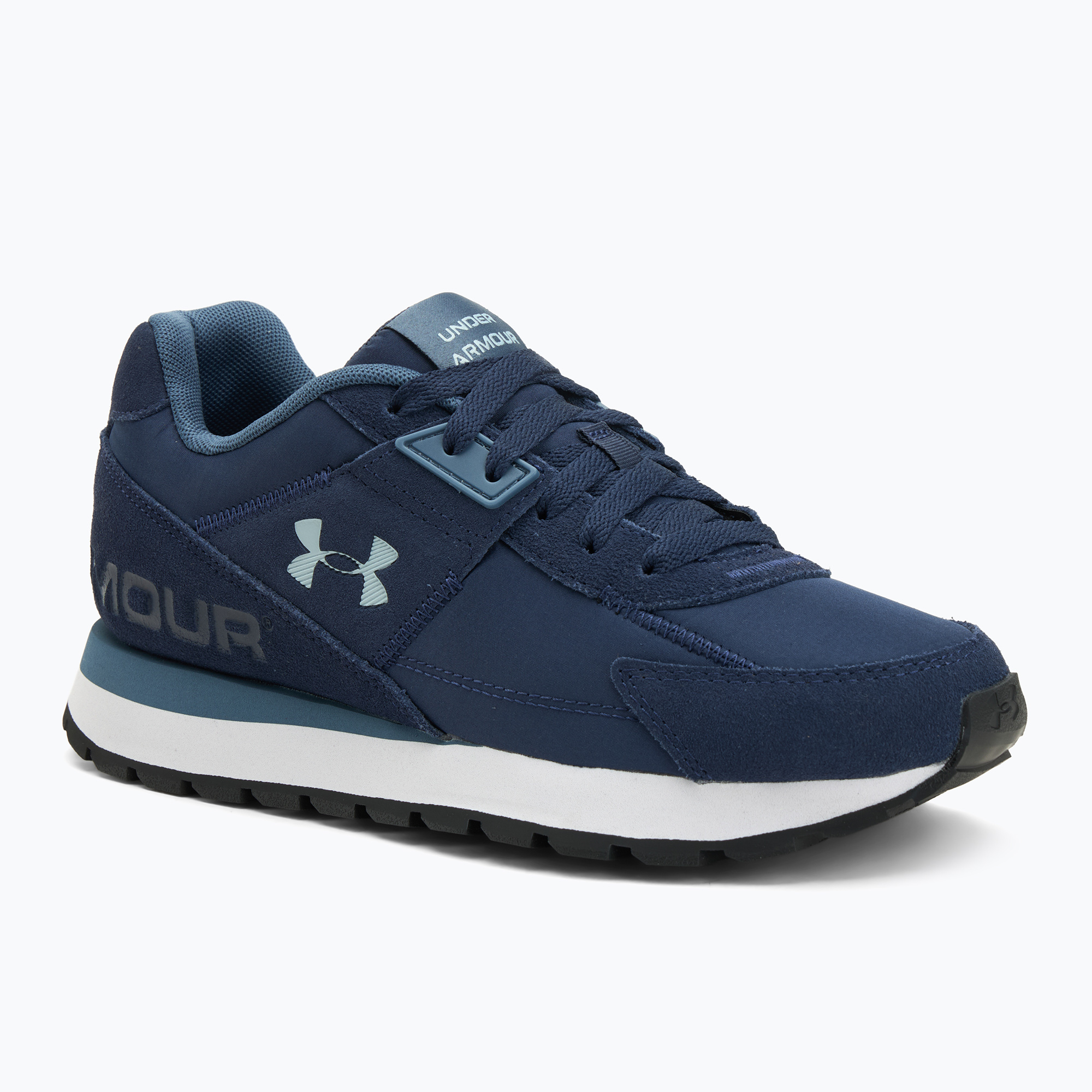 Buty treningowe męskie Under Armour Essential Runner washed navy/nu blue/blue calm 