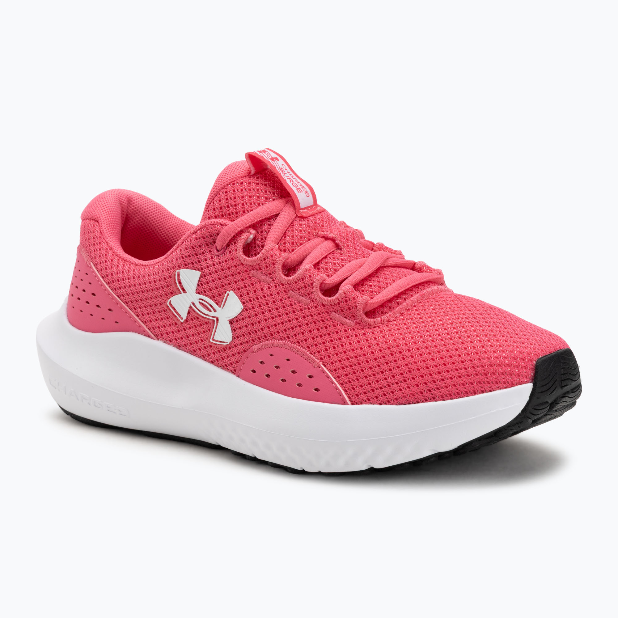 Încălțăminte de alergare pentru femei Under Armour Charged Surge 4 super pink/super pink/white (Charged Surge 4 3027007-672)