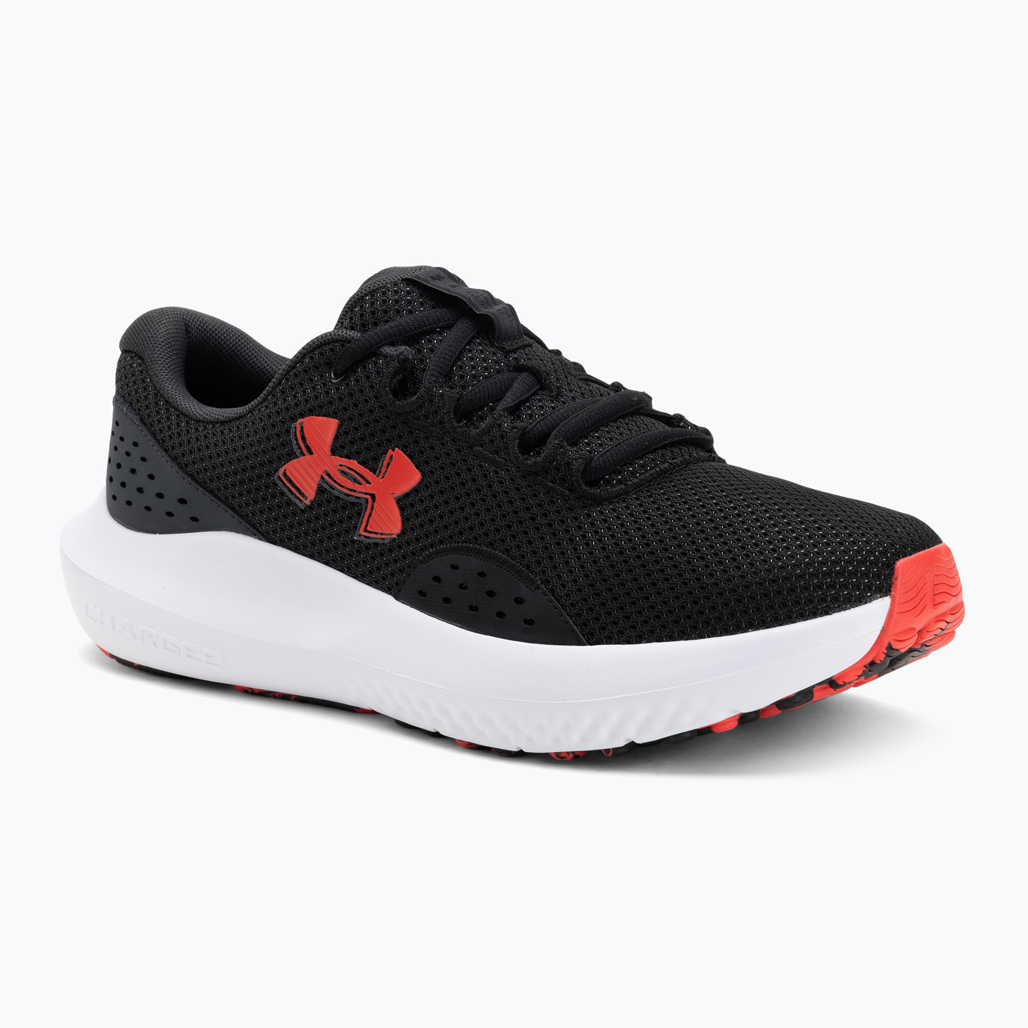 Buty do biegania męskie Under Armour Charged Surge 4 black/anthracite/racer red