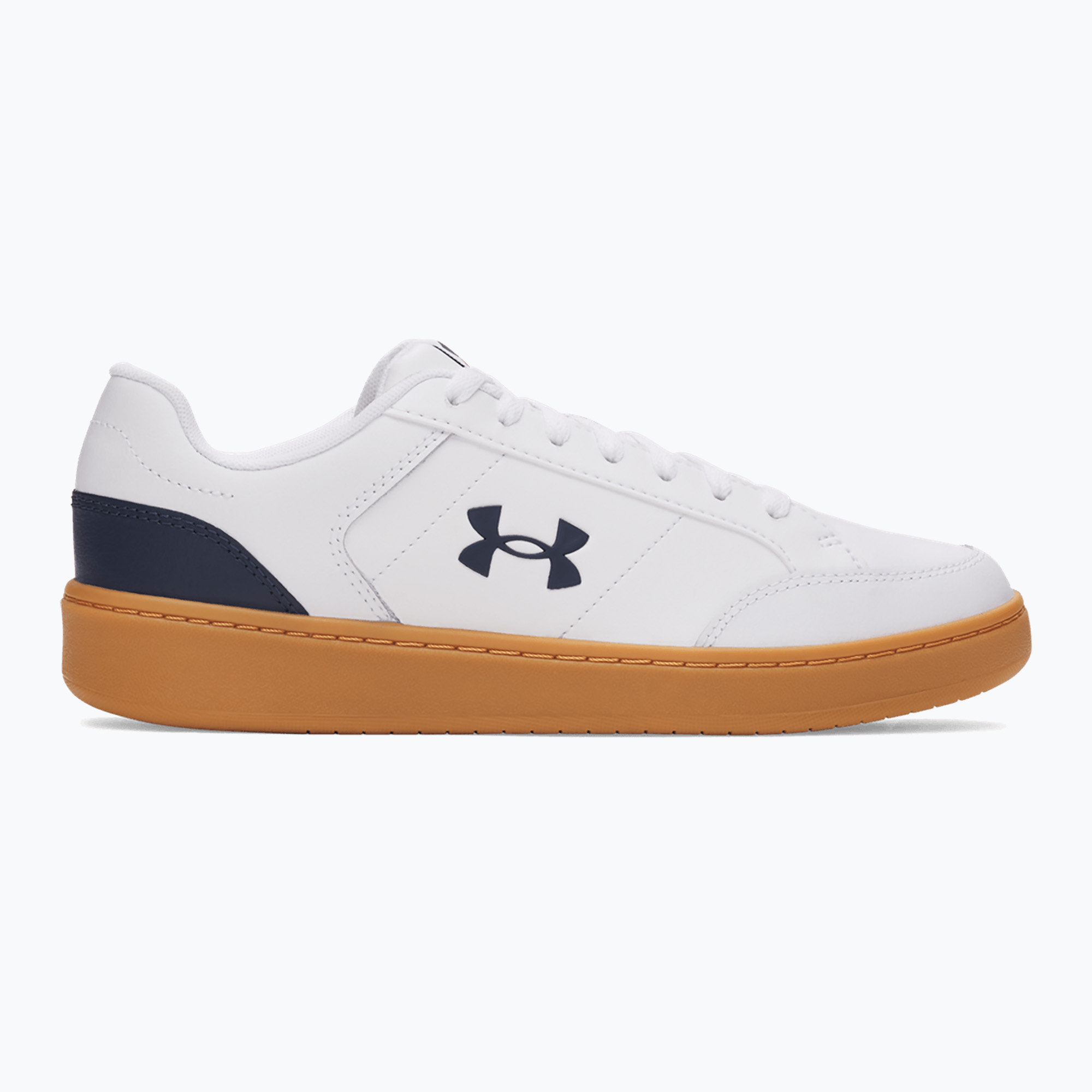 Buty treningowe męskie Under Armour Official white/gum rubber/washed navy 