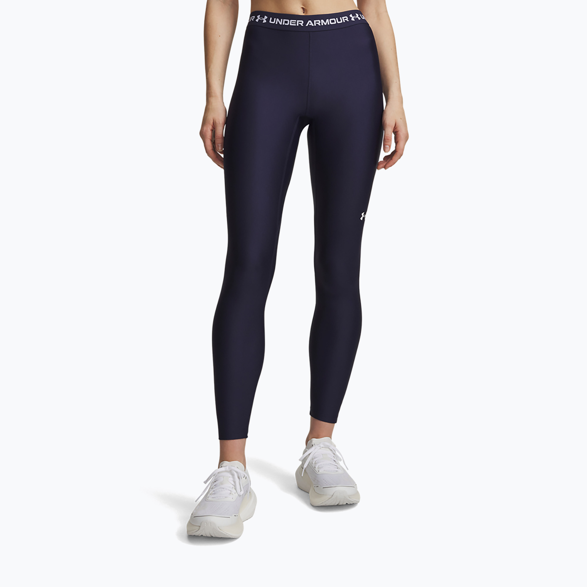 Дамски тренировъчен клин Under Armour HeatGear Leggings midnight navy/white