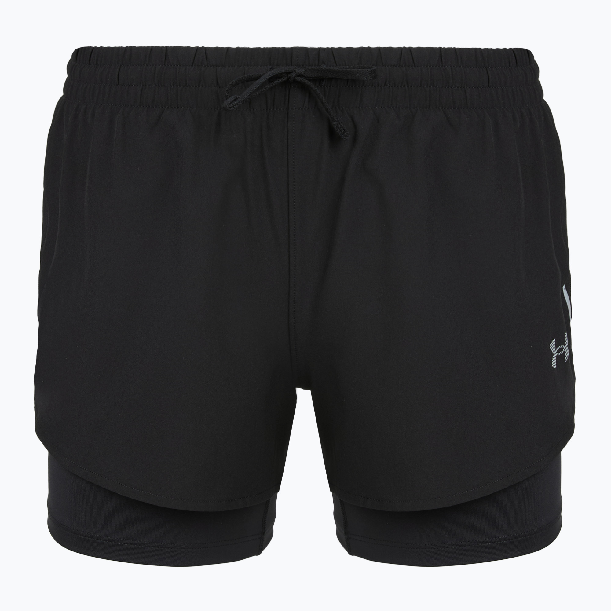 Дамски шорти за бягане Under Armour Velociti Pro 4“ 2N1 ultimate black/ultimate black/ultimate black