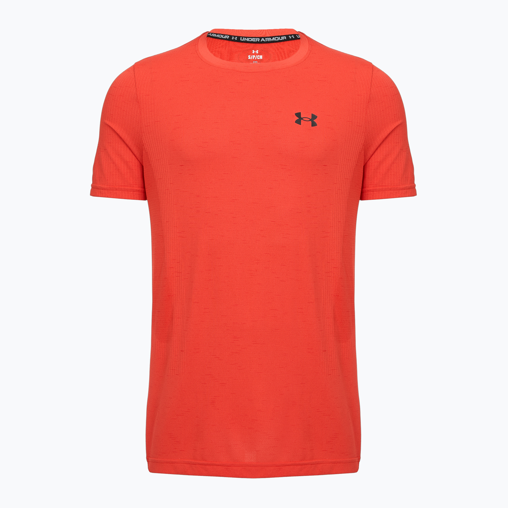 Мъжка тениска за тренировка Under Armour Vanish Seamless venom red/black