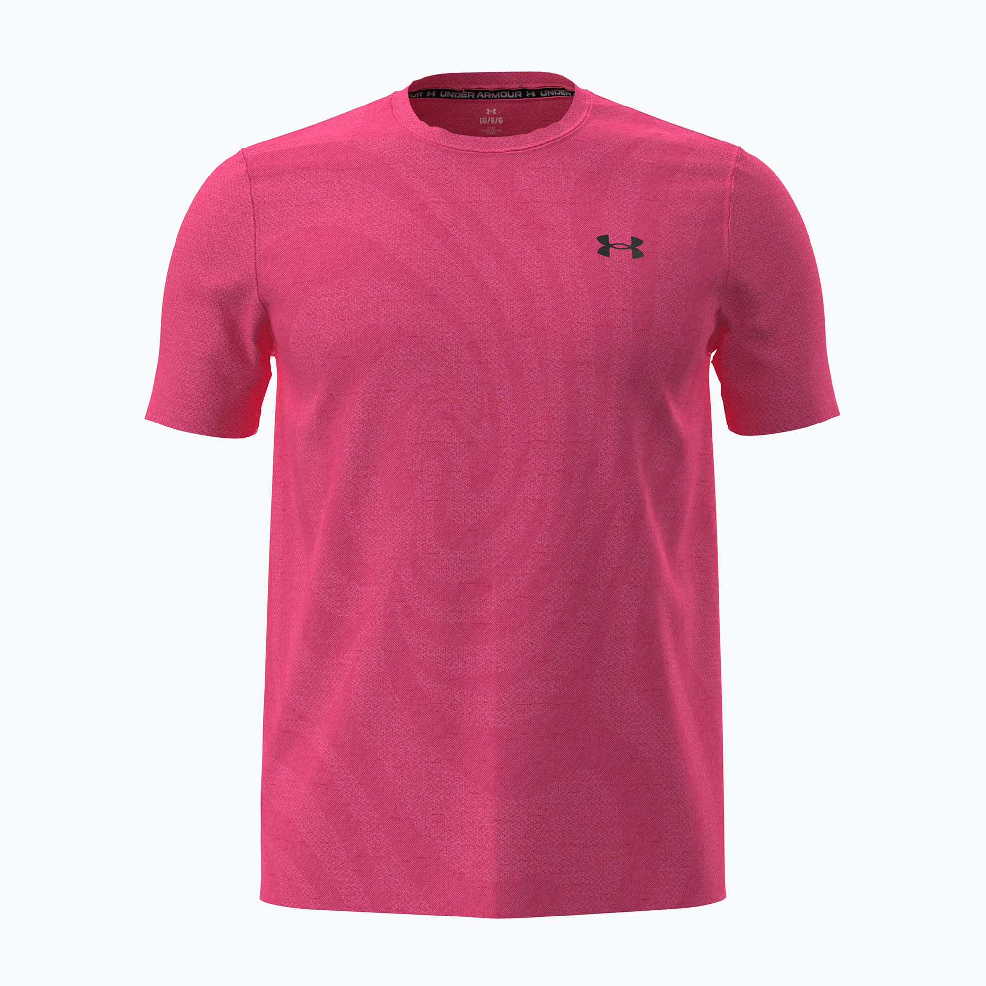 Koszulka treningowa męska Under Armour Vanish Seamless Novelty bittersweet pink/black 