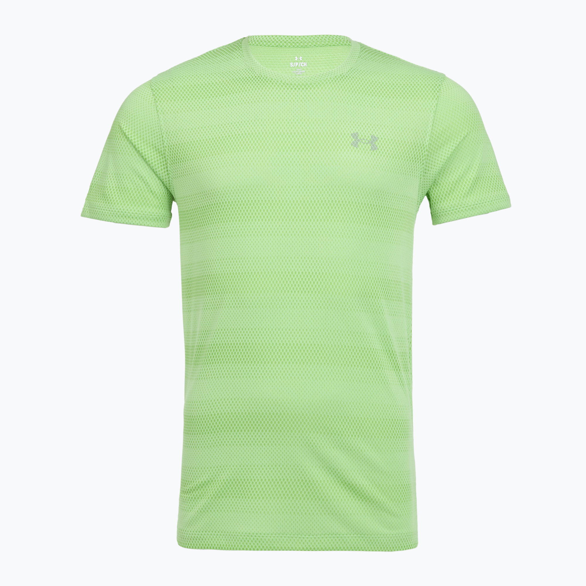Мъжка тениска за бягане Under Armour Velociti lumos lime/white