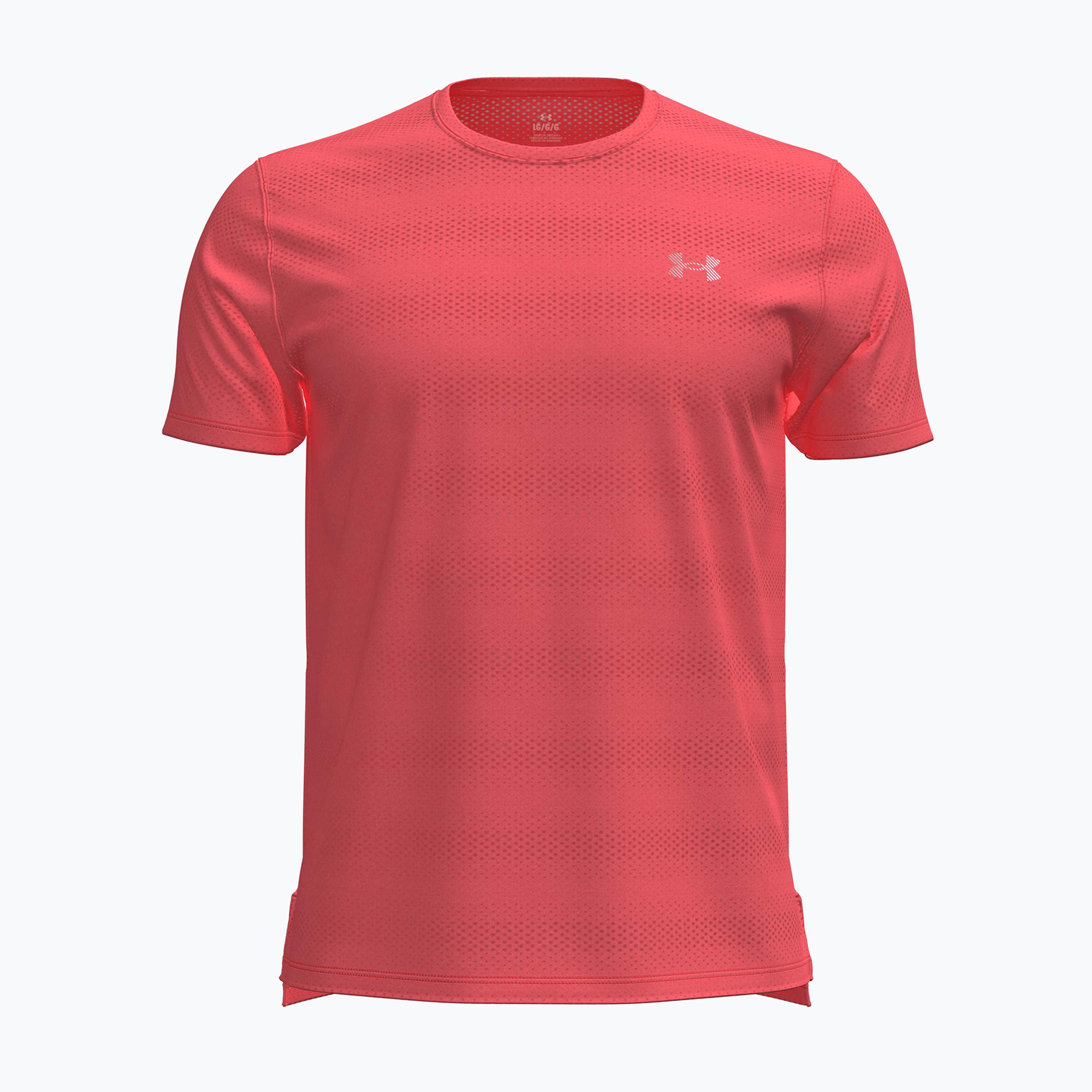 Мъжка тениска за бягане Under Armour Velociti electric tangerine/black/green mode