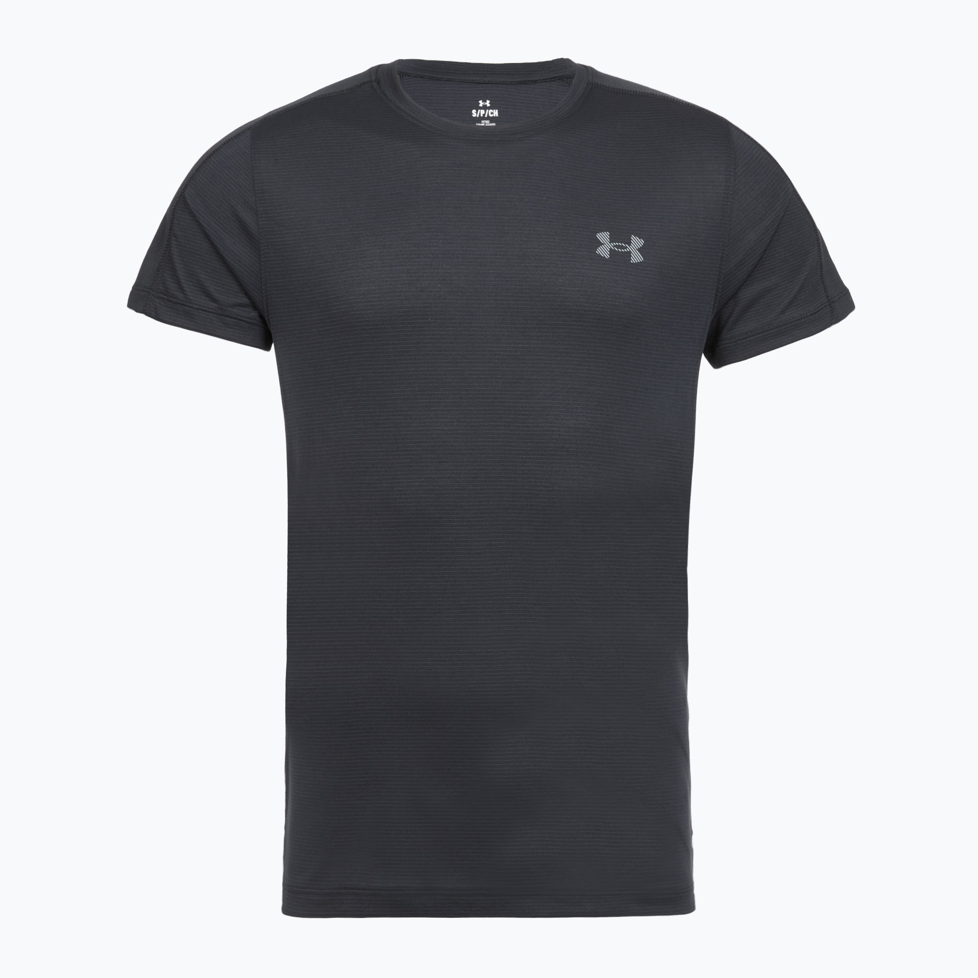 Pánske bežecké tričko Under Armour Velociti Reflect black/black/metallic silver