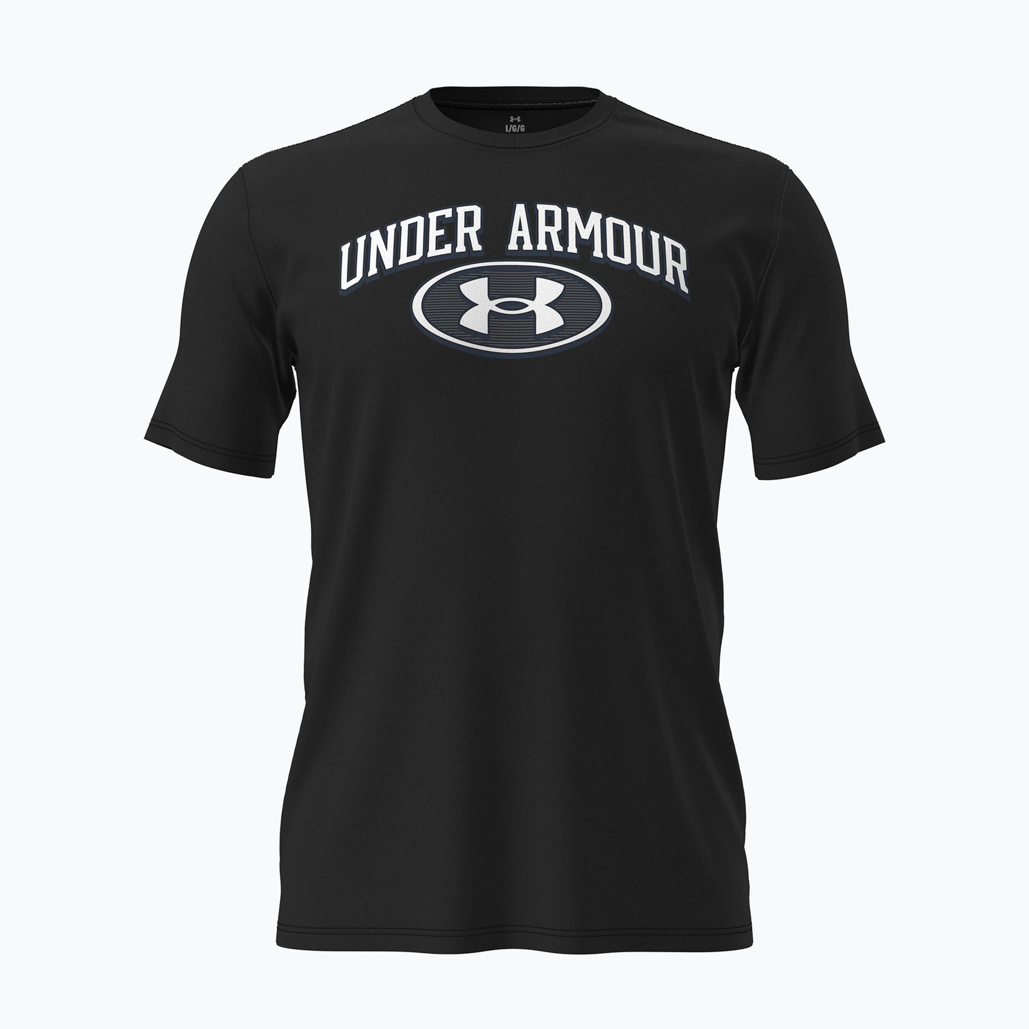 Tricou de antrenament pentru bărbați Under Armour WM Locker Tag black/white