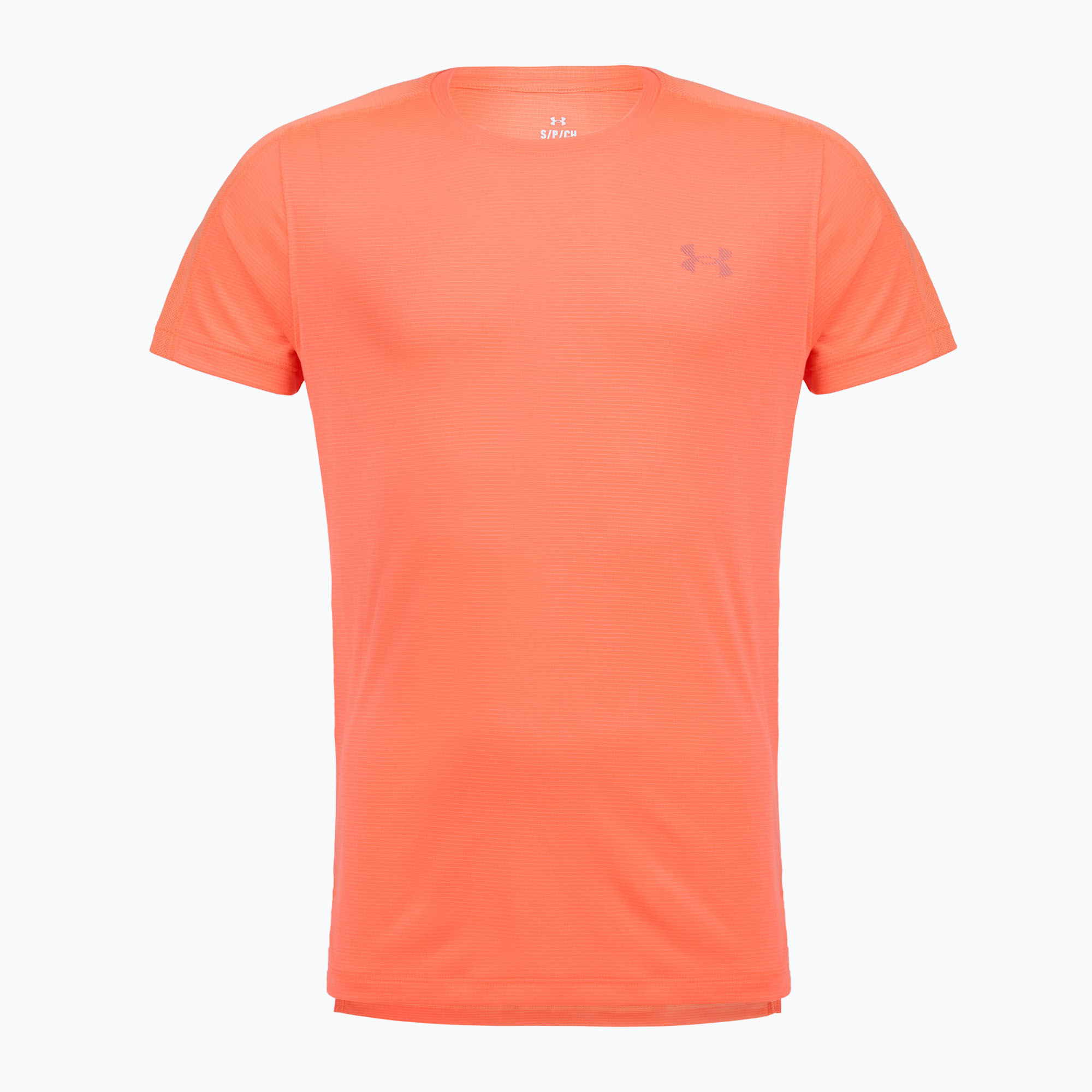 Мъжка тениска за бягане Under Armour Velociti Reflect electric tangerine/black/green mode
