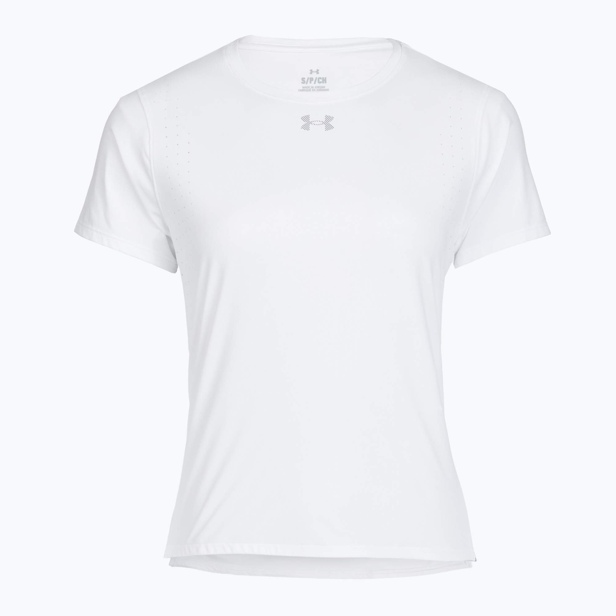 Tricou de alergare pentru femei Under Armour Velociti Pro white/white/black