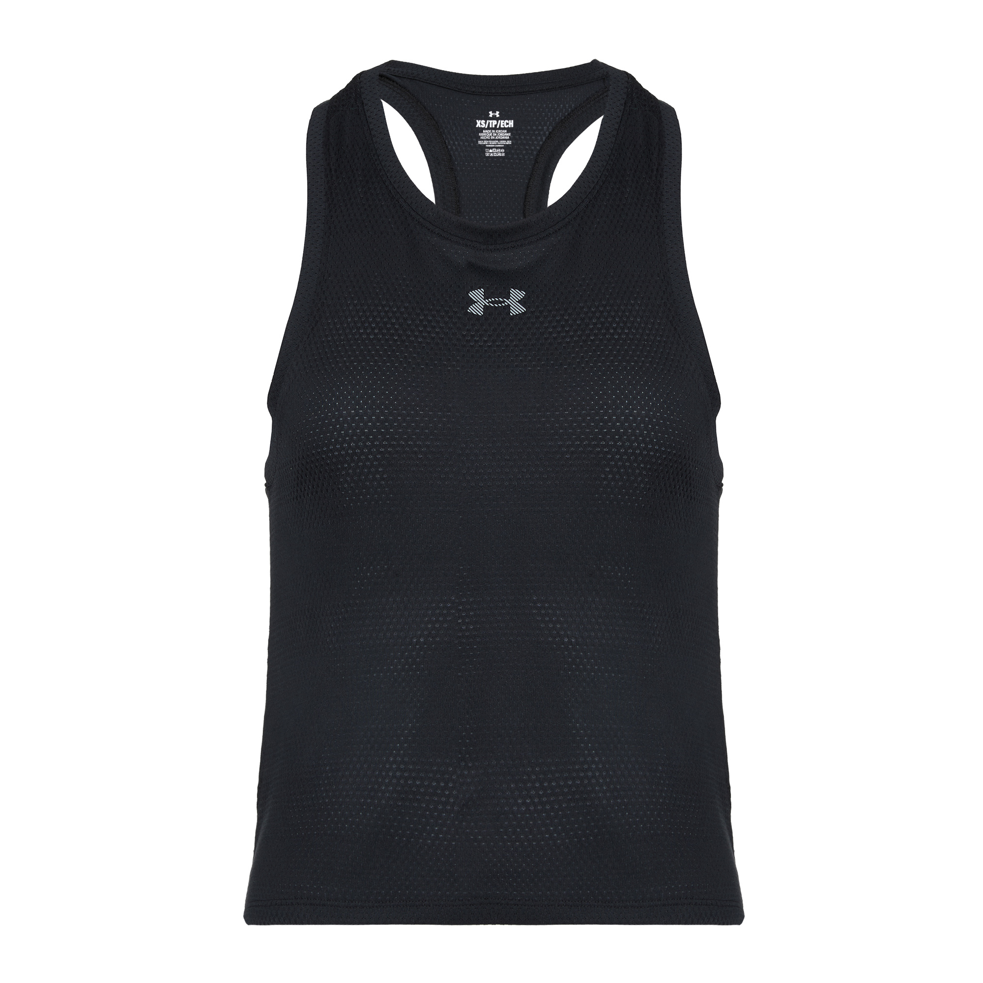 Дамска тениска за бягане Under Armour Velociti Singlet black/black/metallic silver