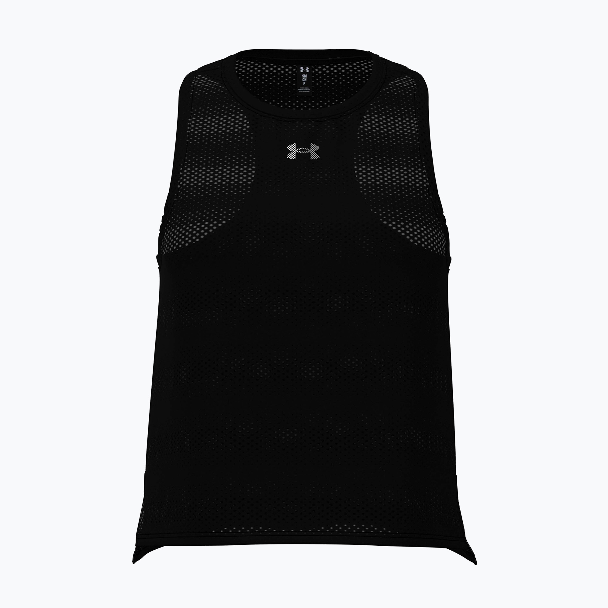 Koszulka do biegania damska Under Armour Velociti Singlet black/black/metallic silver 