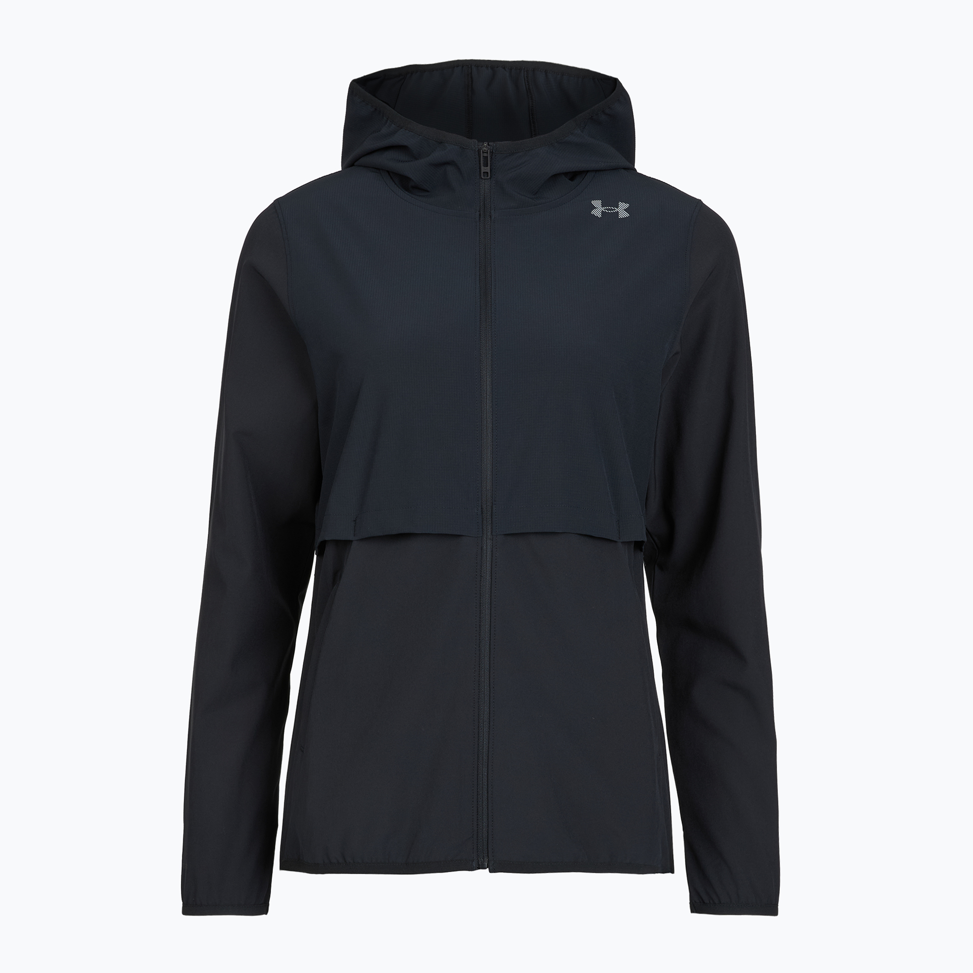 Kurtka do biegania damska Under Armour Velociti Pro Storm black/black/metallic silver 