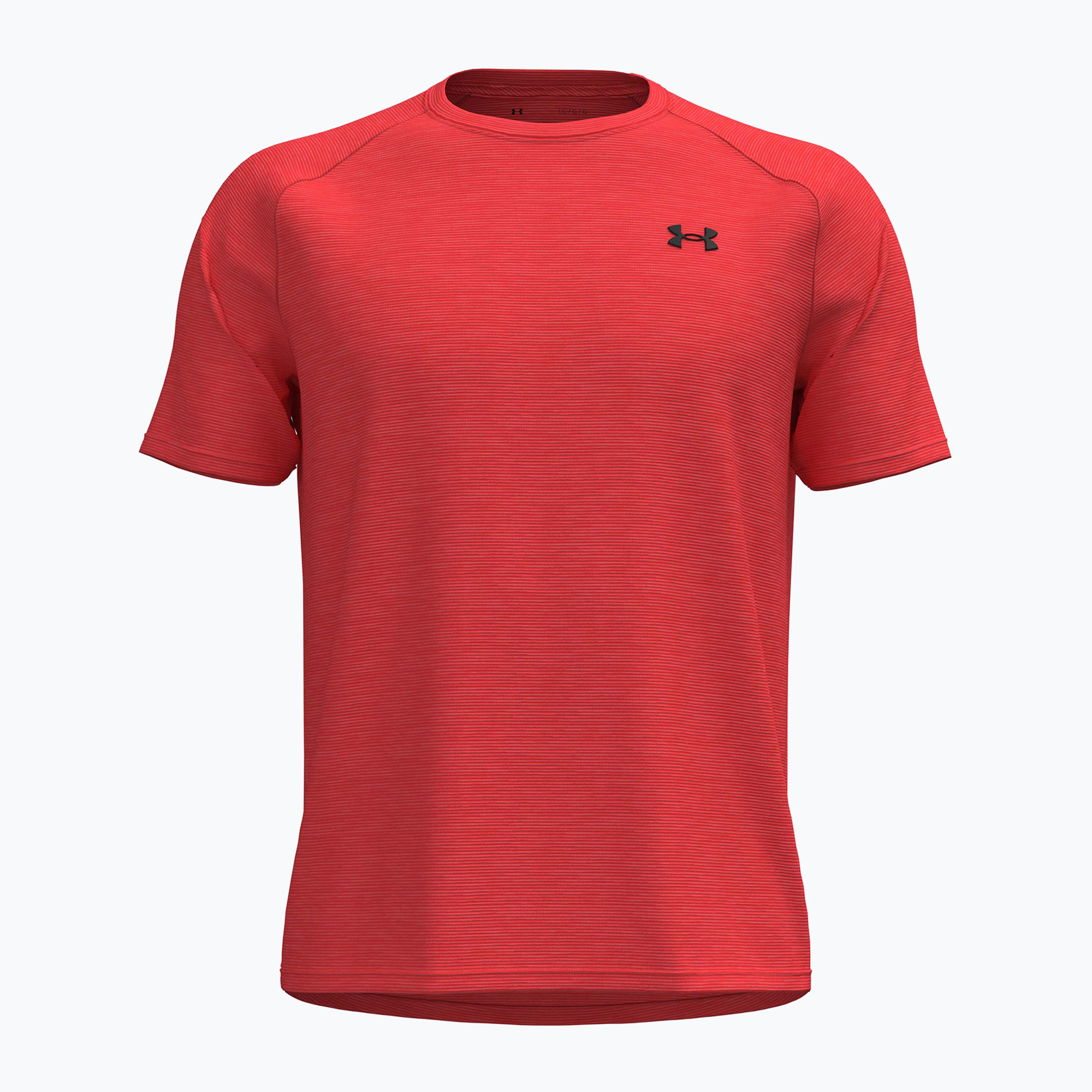 Мъжка тениска за тренировка Under Armour Tech Textured venom red/black
