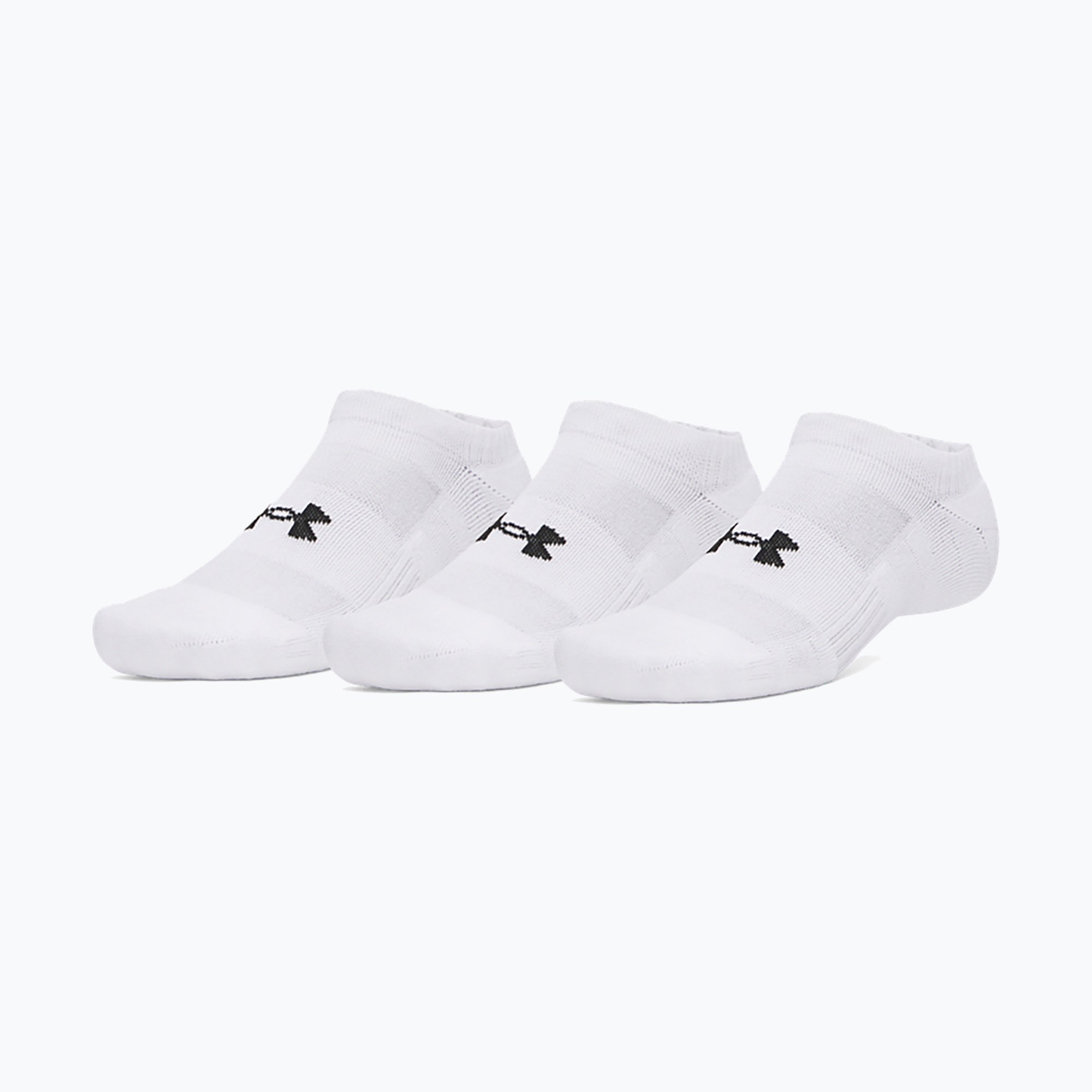 Férfi zokni Under Armour Performance Cotton NS 3 pairs white/white/ultimate black (Performance Cotton NS 6009683-100)