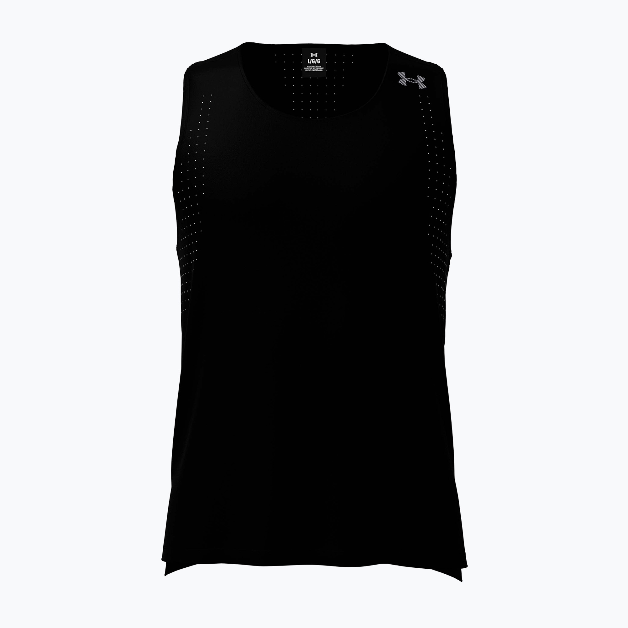 Мъжка тениска за бягане Under Armour Velociti Pro Singlet black/black/metallic silver