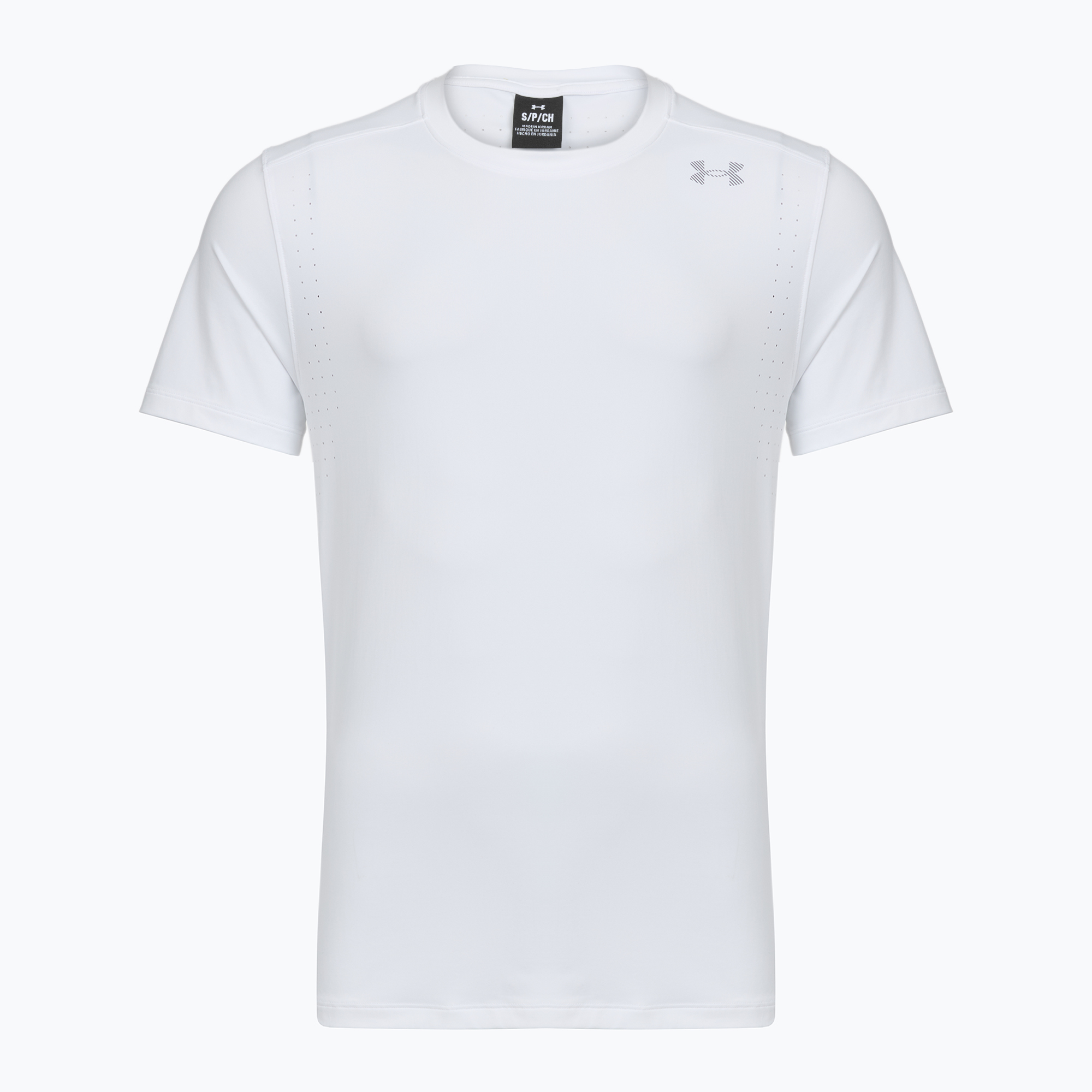 Koszulka do biegania męska Under Armour Velociti Pro white/black/distant gray 