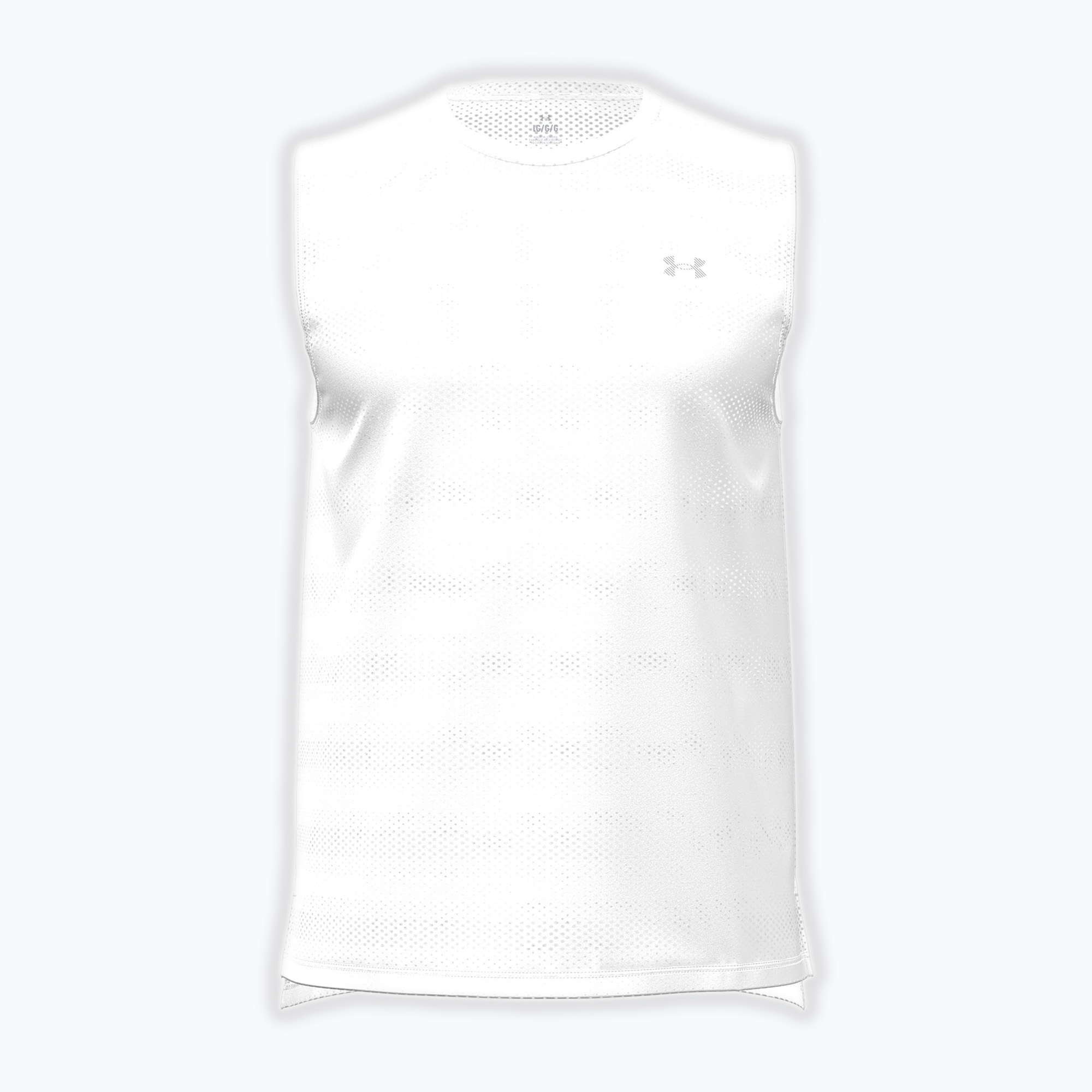 Мъжка тениска за бягане Under Armour Velociti Tank white/black/distant grey