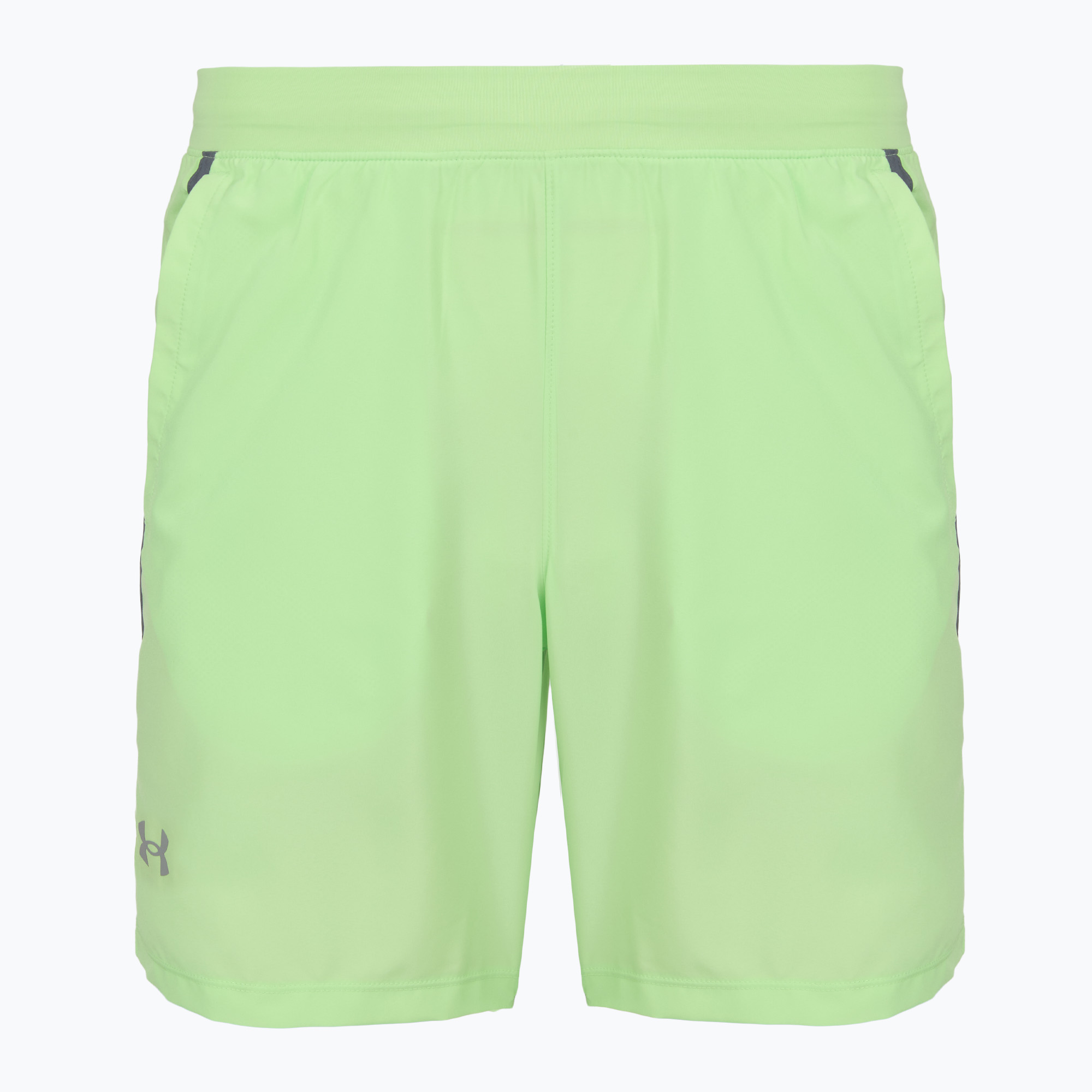 Мъжки шорти за бягане Under Armour Launch 7“ lumos lime/white