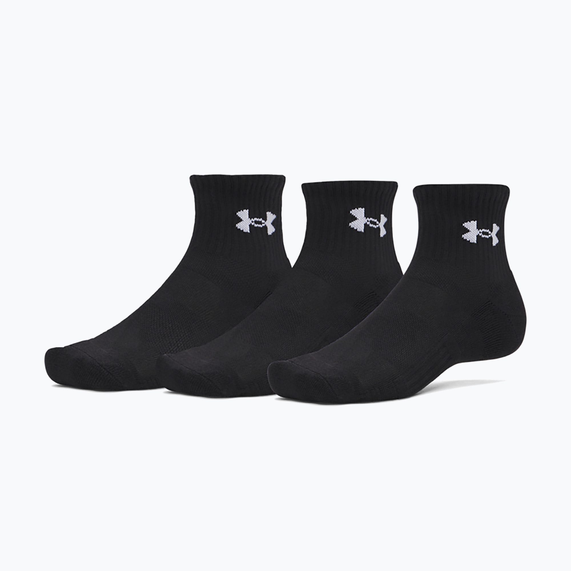 Férfi zokni Under Armour Performance Cotton Qtr 3 pár (Performance Cotton Qtr 6009686-008)