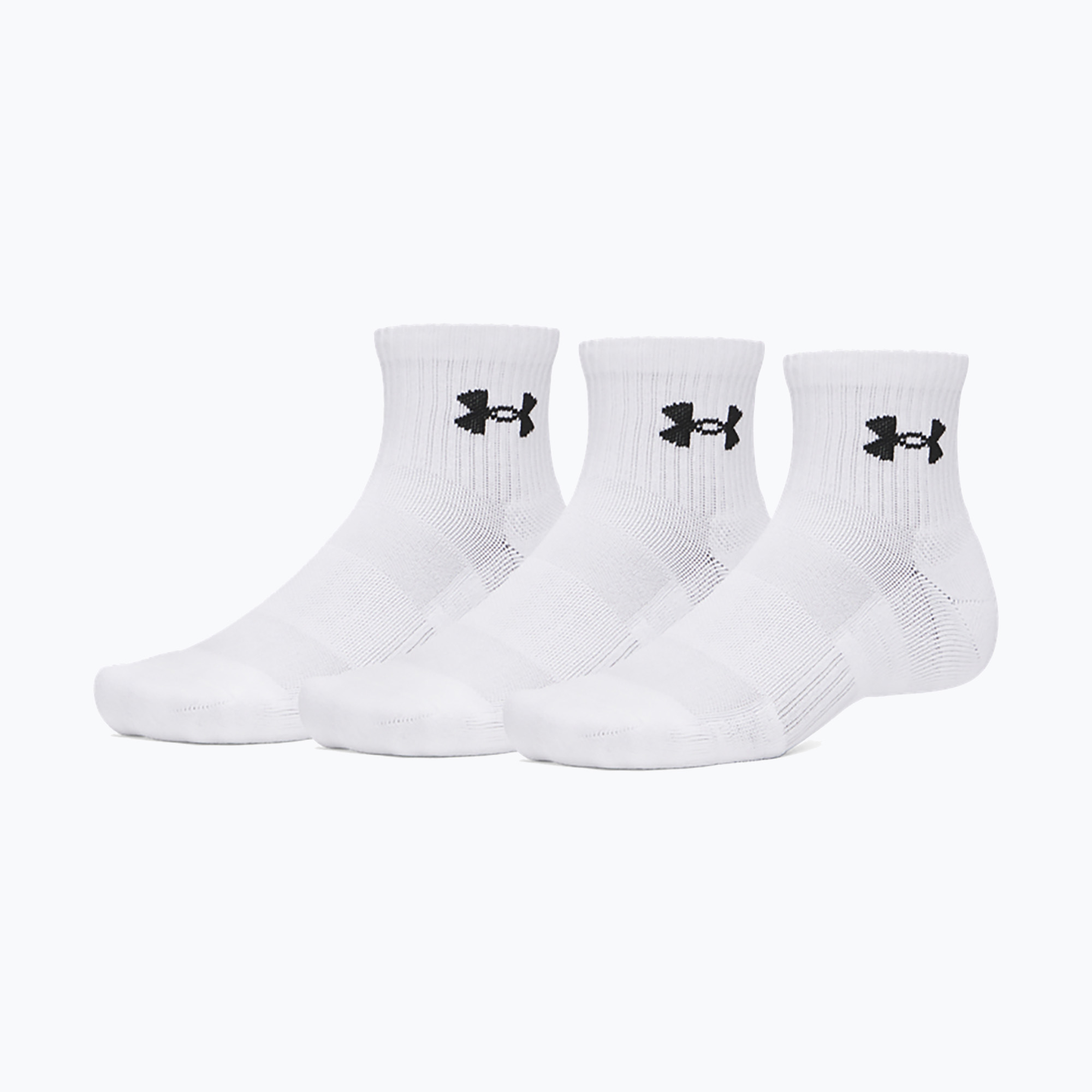 Férfi zokni Under Armour Performance Cotton Qtr 3 pár (Performance Cotton Qtr 6009686-100)