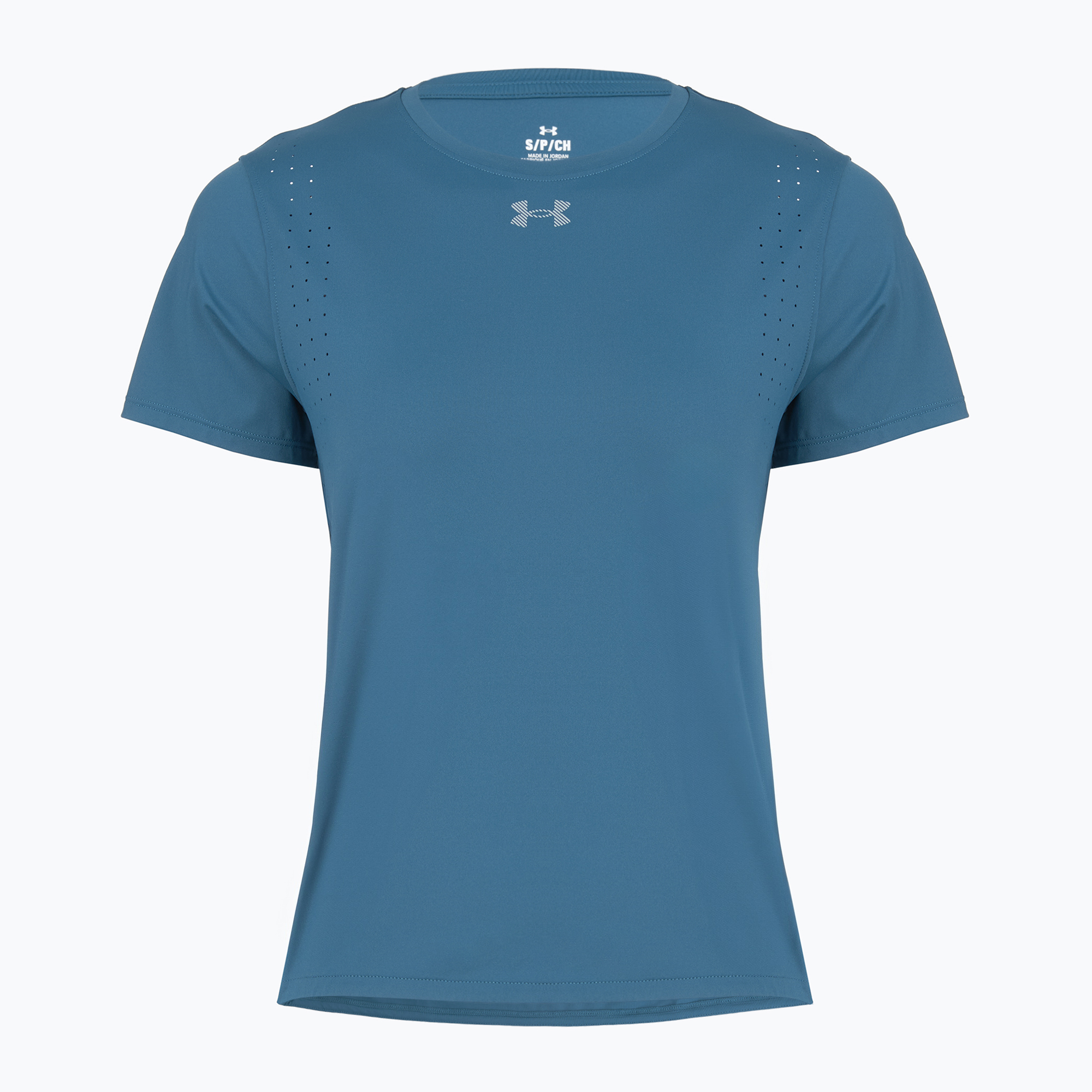 Tricou de alergare pentru femei Under Armour Velociti Pro wham blue/hyper green/white