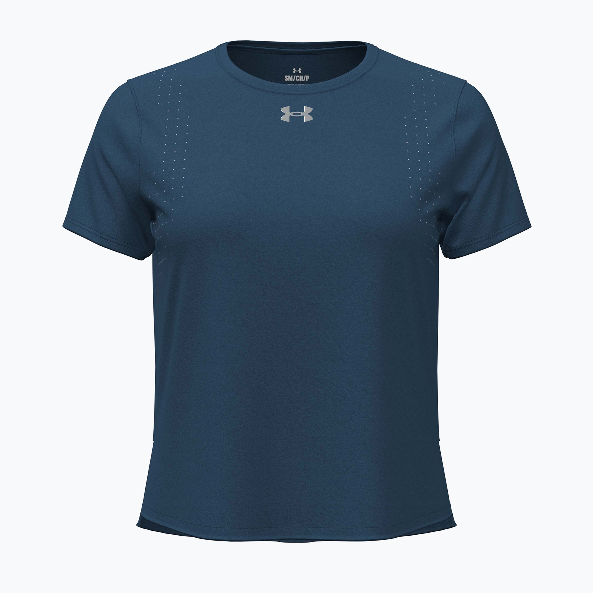 Дамска тениска за бягане Under Armour Velociti Pro wham blue/hyper green/white