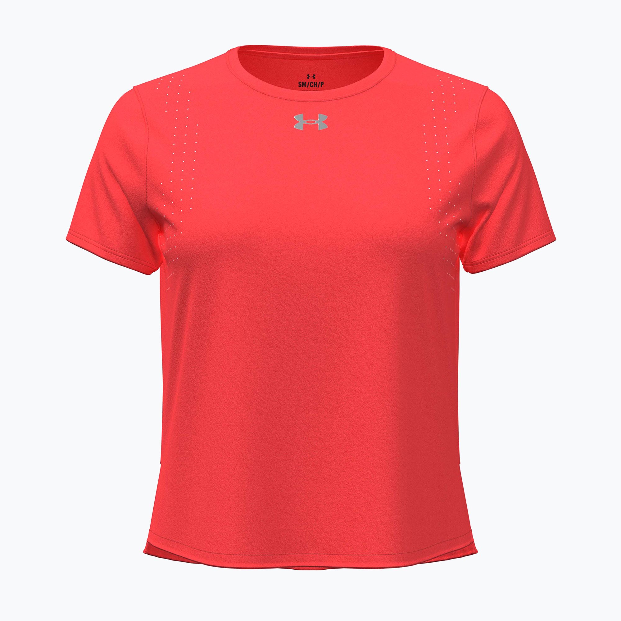 Дамска тениска за бягане Under Armour Velociti Pro electric tangerine/black/green mode
