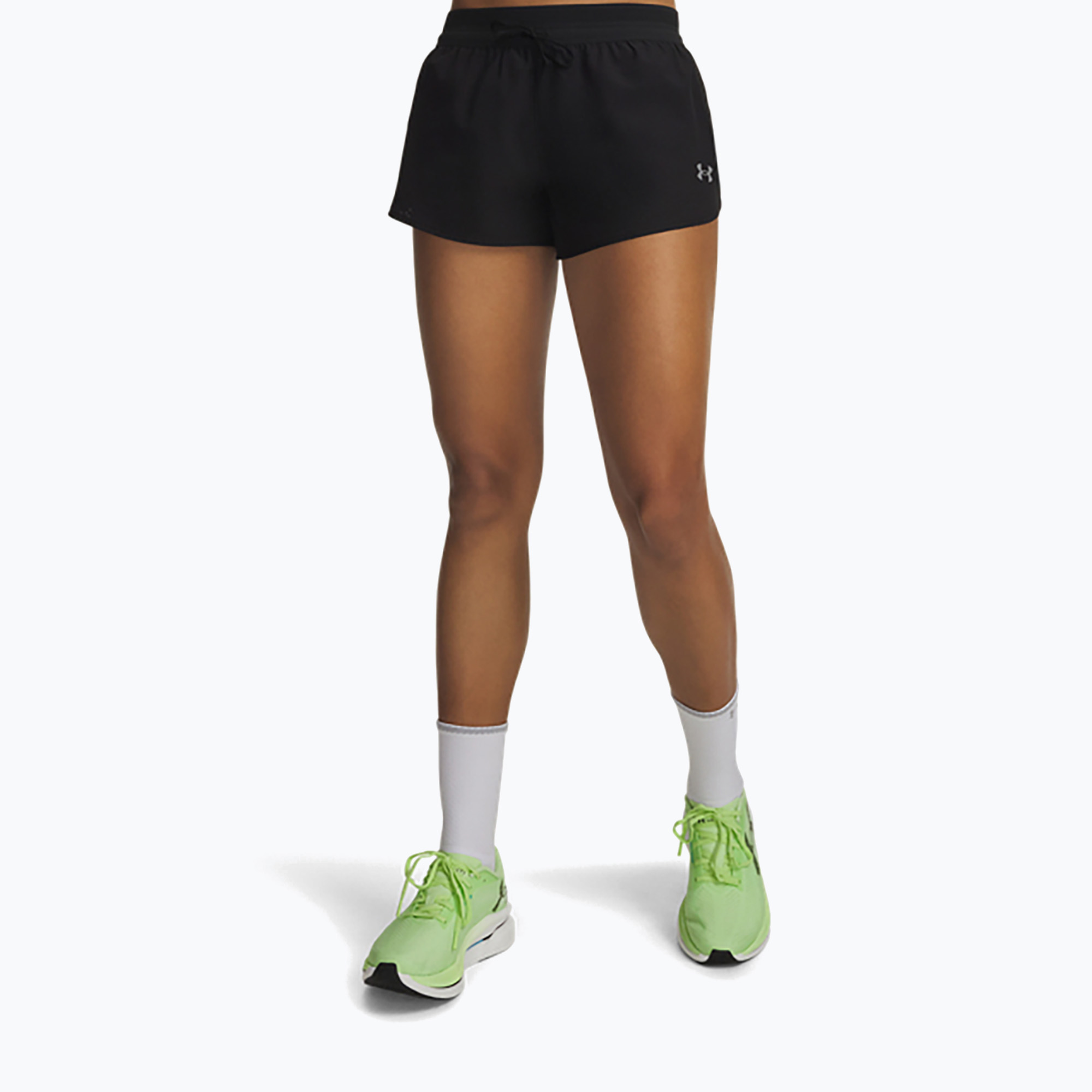 Spodenki do biegania damskie Under Armour Pro Vent ultimate black/ultimate black/ultimate black