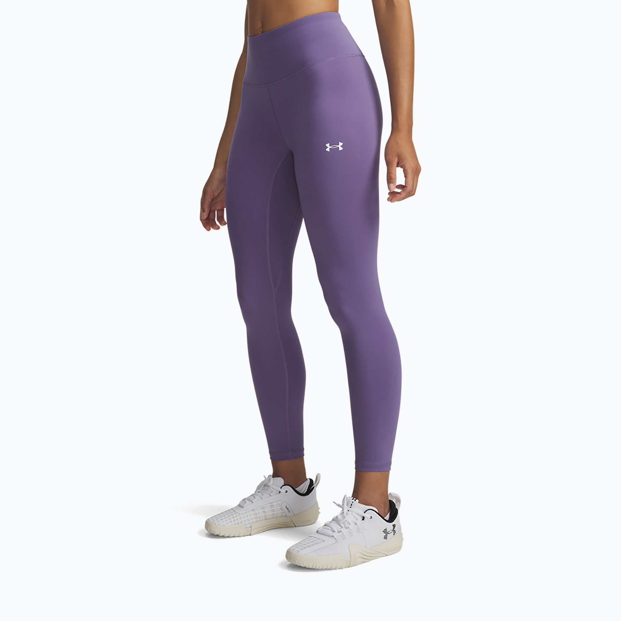Legginsy treningowe damskie Under Armour Motion Ankle purple luxe/white 