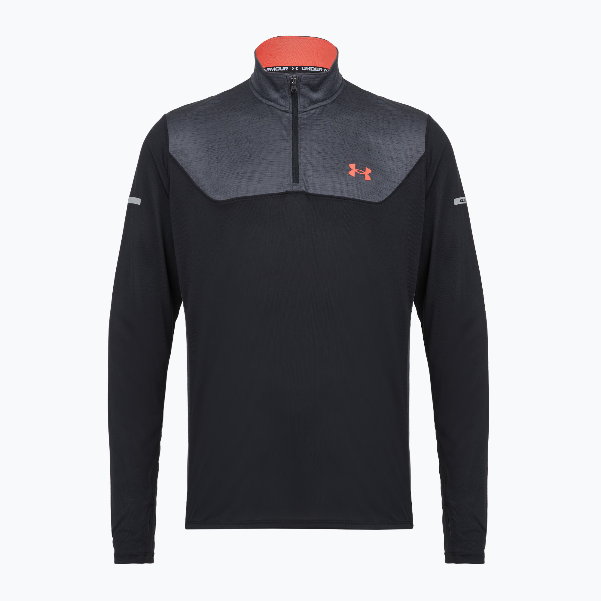Мъжки суитшърт Under Armour Tech Utility 1/4 Zip black/venom red